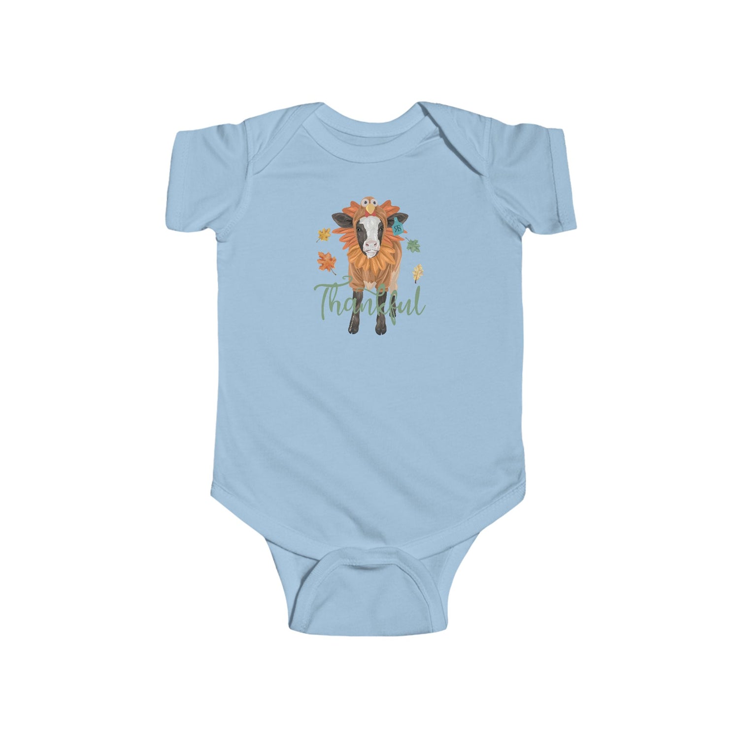 KIDS Turkey Time Onesie by Katie Van Slyke™ Light Blue