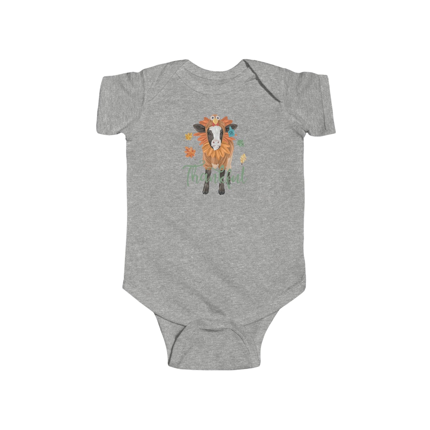 KIDS Turkey Time Onesie by Katie Van Slyke™ Sport Grey