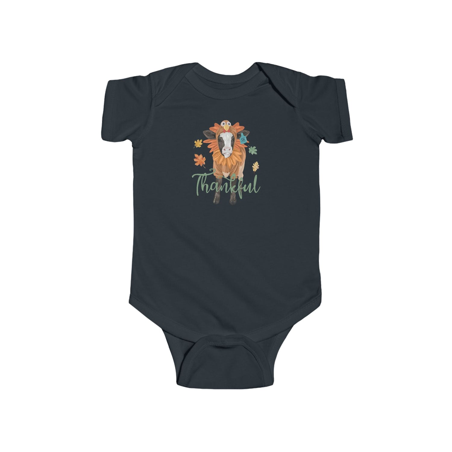 KIDS Turkey Time Onesie by Katie Van Slyke™ Black