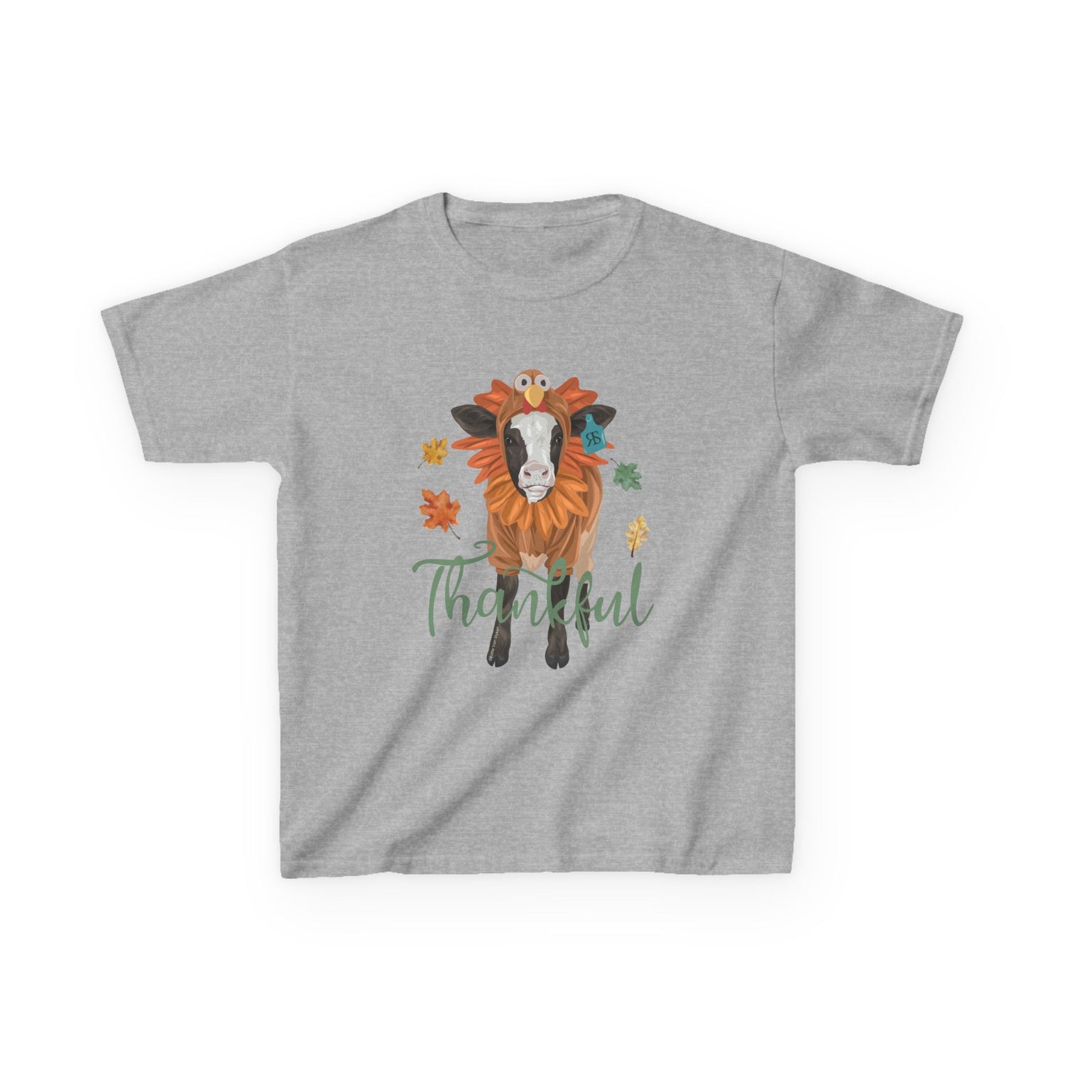 KIDS Turkey Time T-Shirt by Katie Van Slyke™ Sport Grey