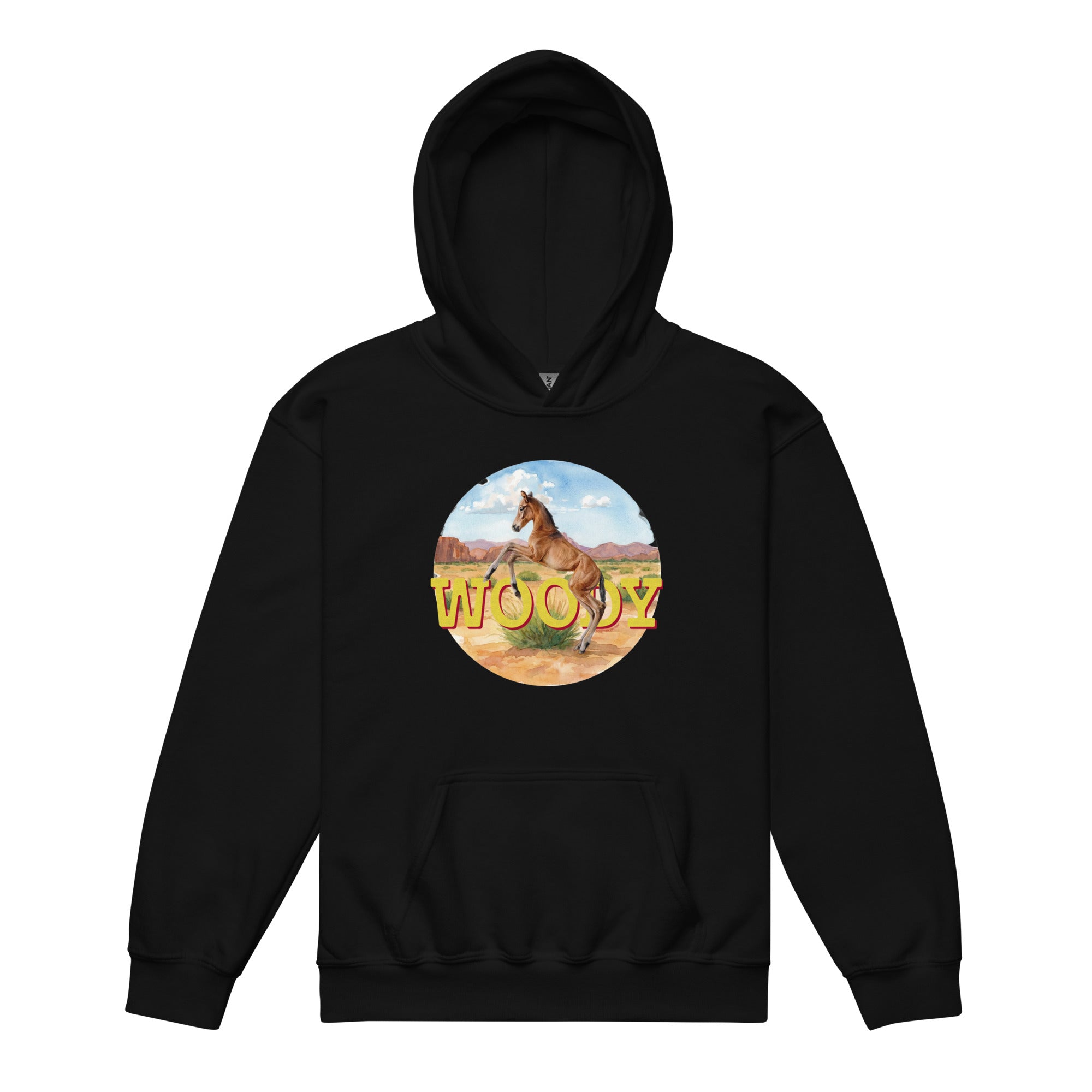 WOODY HOUSE ブラック パーカー FREEサイズ KIDS Woody Hoodie by Katie Van Slyke®