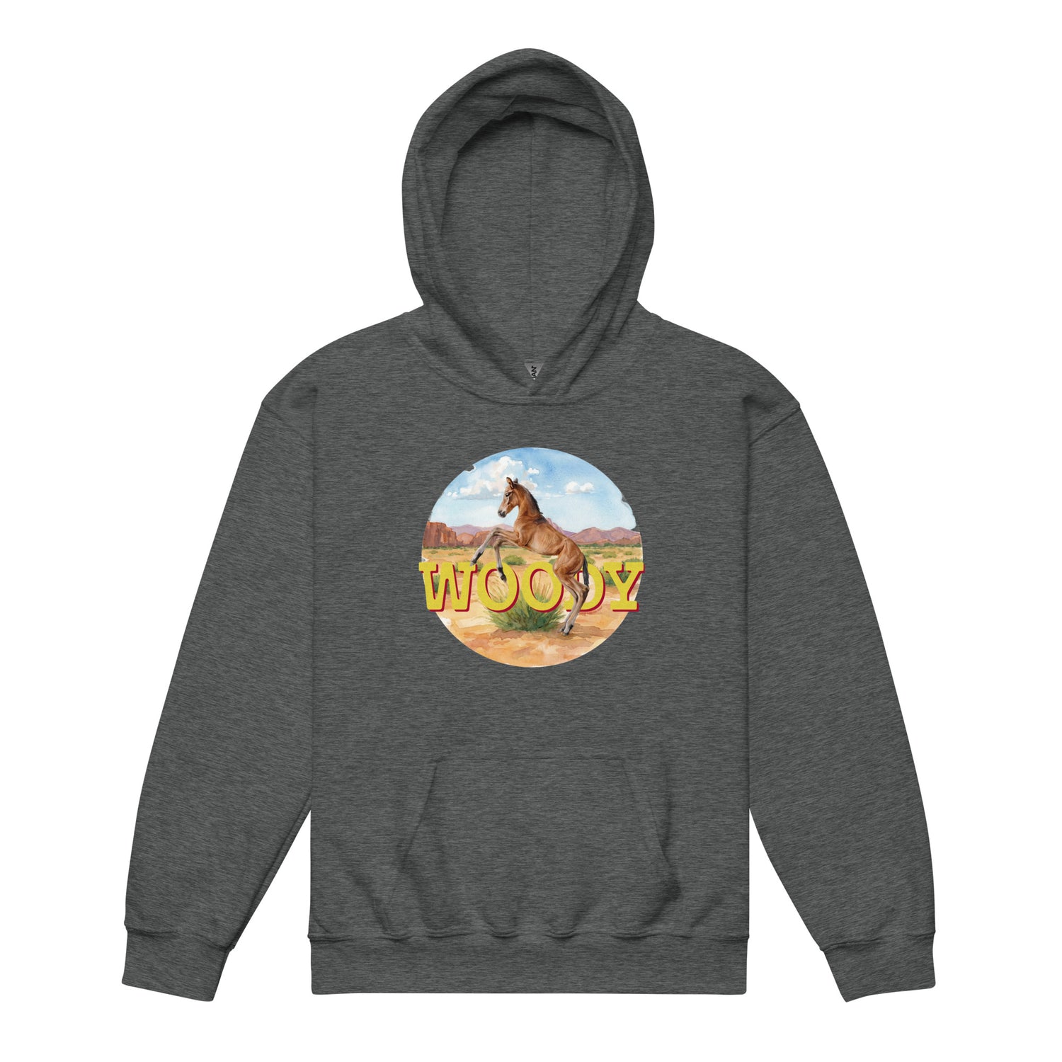 KIDS Woody Hoodie by Katie Van Slyke - Dark Heather