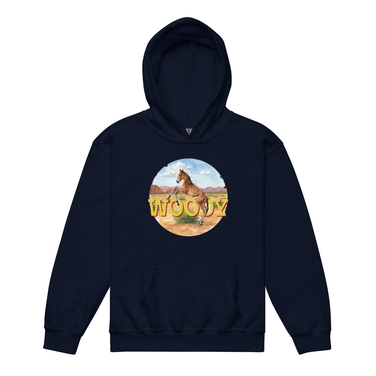 KIDS Woody Hoodie by Katie Van Slyke - Navy