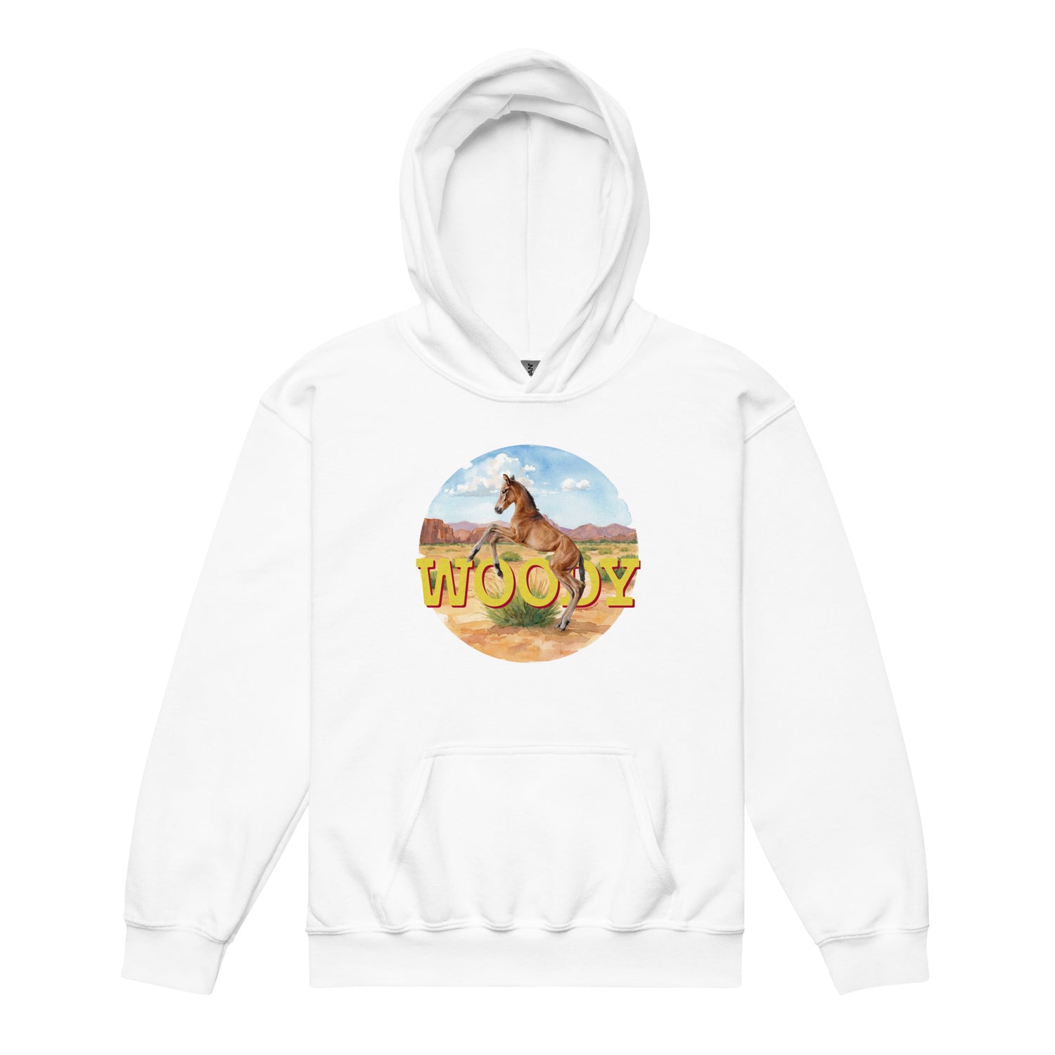 KIDS Woody Hoodie by Katie Van Slyke - White