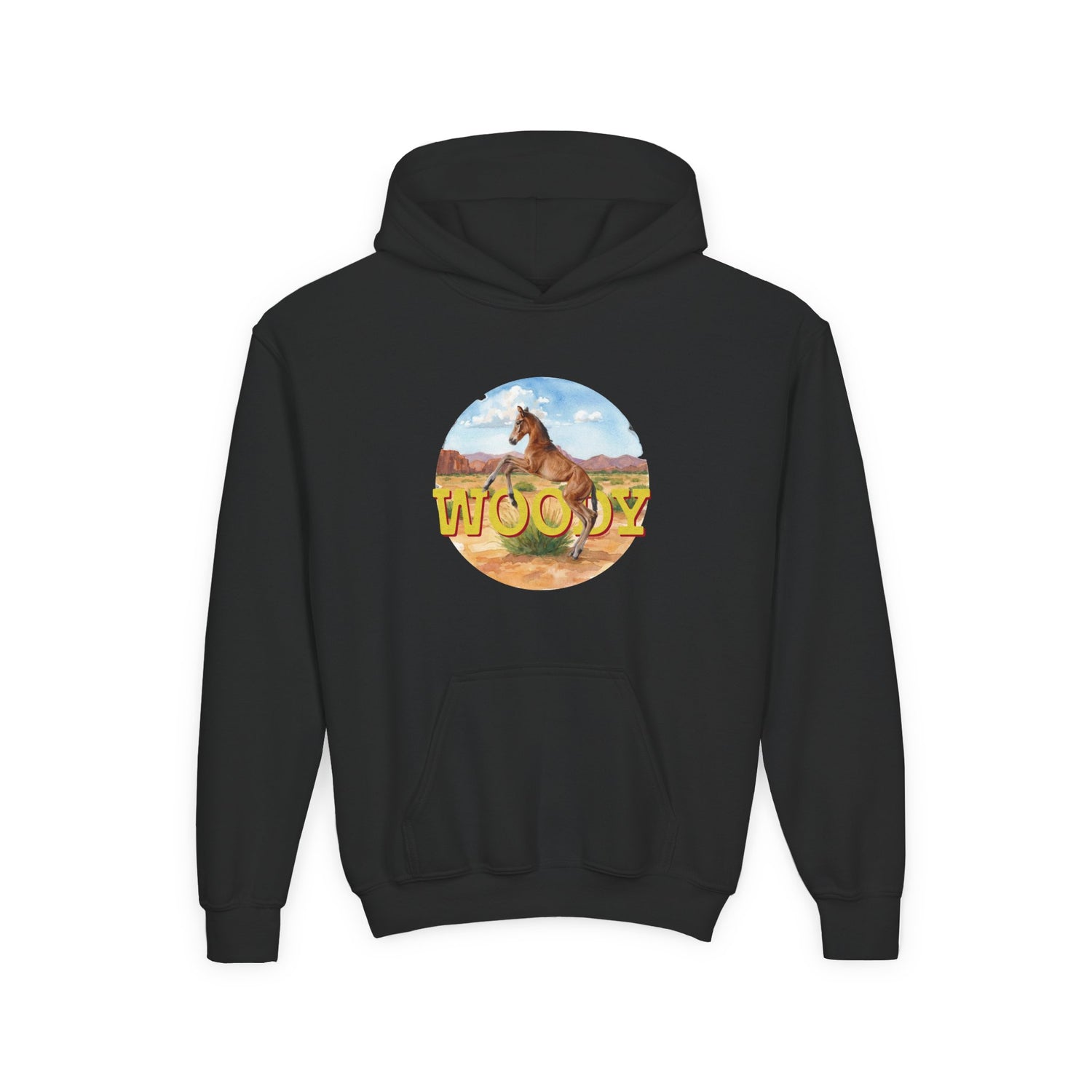 KIDS Woody Hoodie by Katie Van Slyke® Black