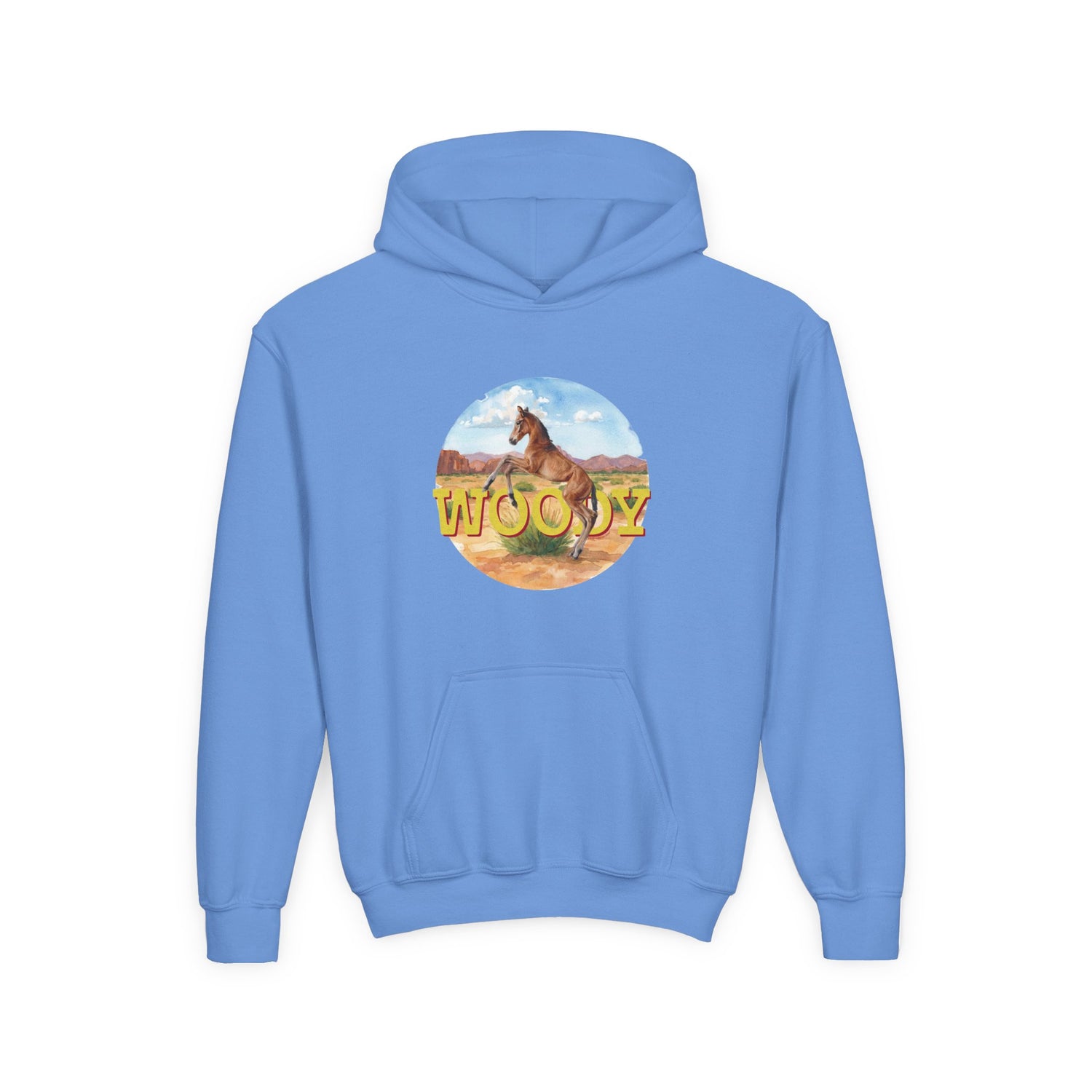 KIDS Woody Hoodie by Katie Van Slyke® Carolina Blue