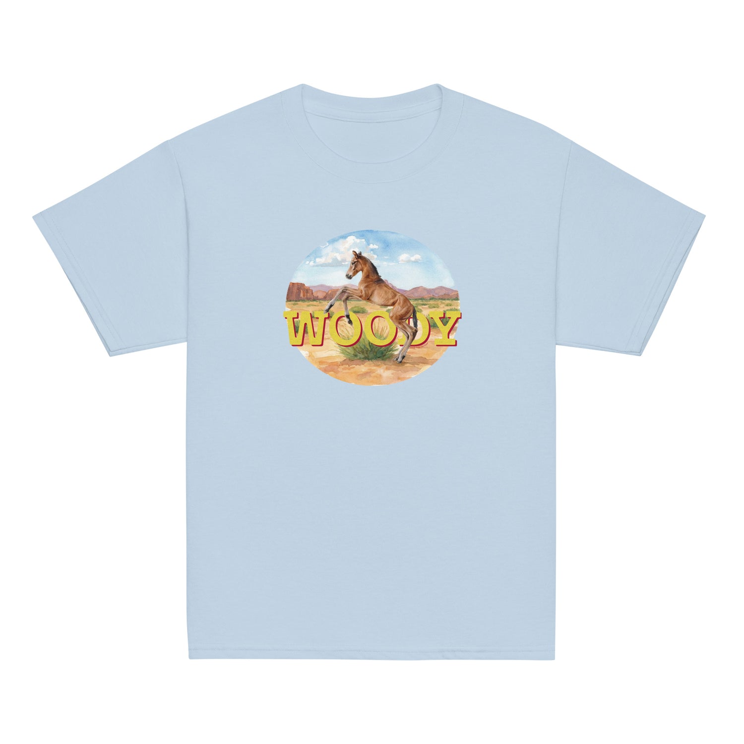 KIDS Woody T-Shirt by Katie Van Slyke - Light Blue
