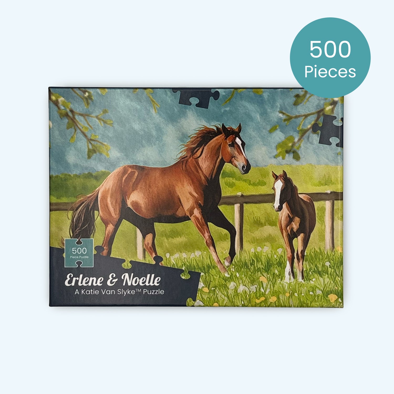 Erlene and Noelle Puzzle by Katie Van Slyke® front