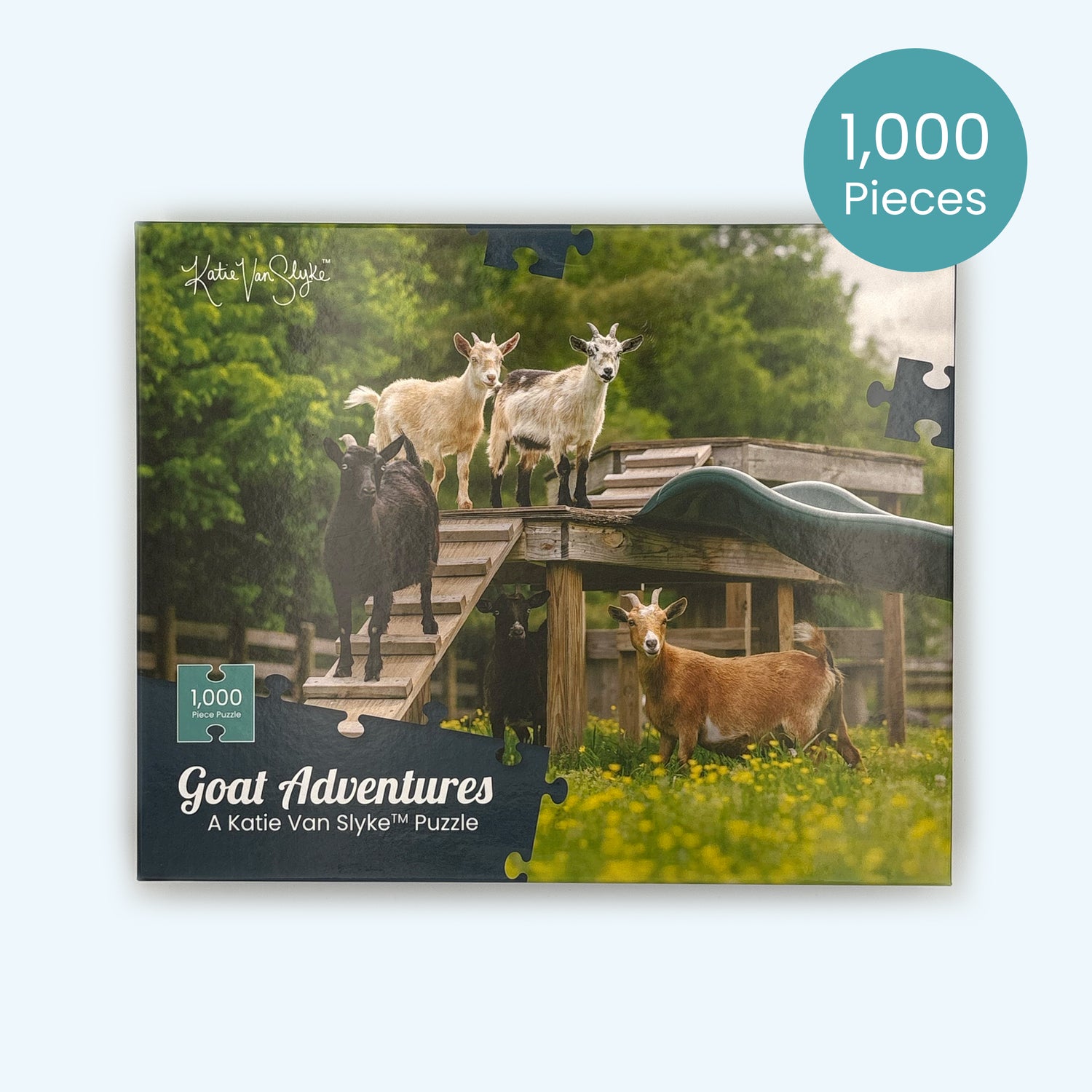 Goaties Puzzle by Katie Van Slyke® front