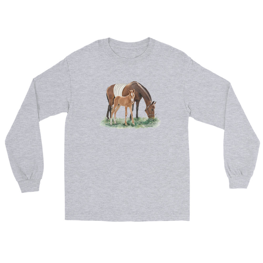 Margot Long Sleeve T-Shirt by Katie Van Slyke - Sport Grey