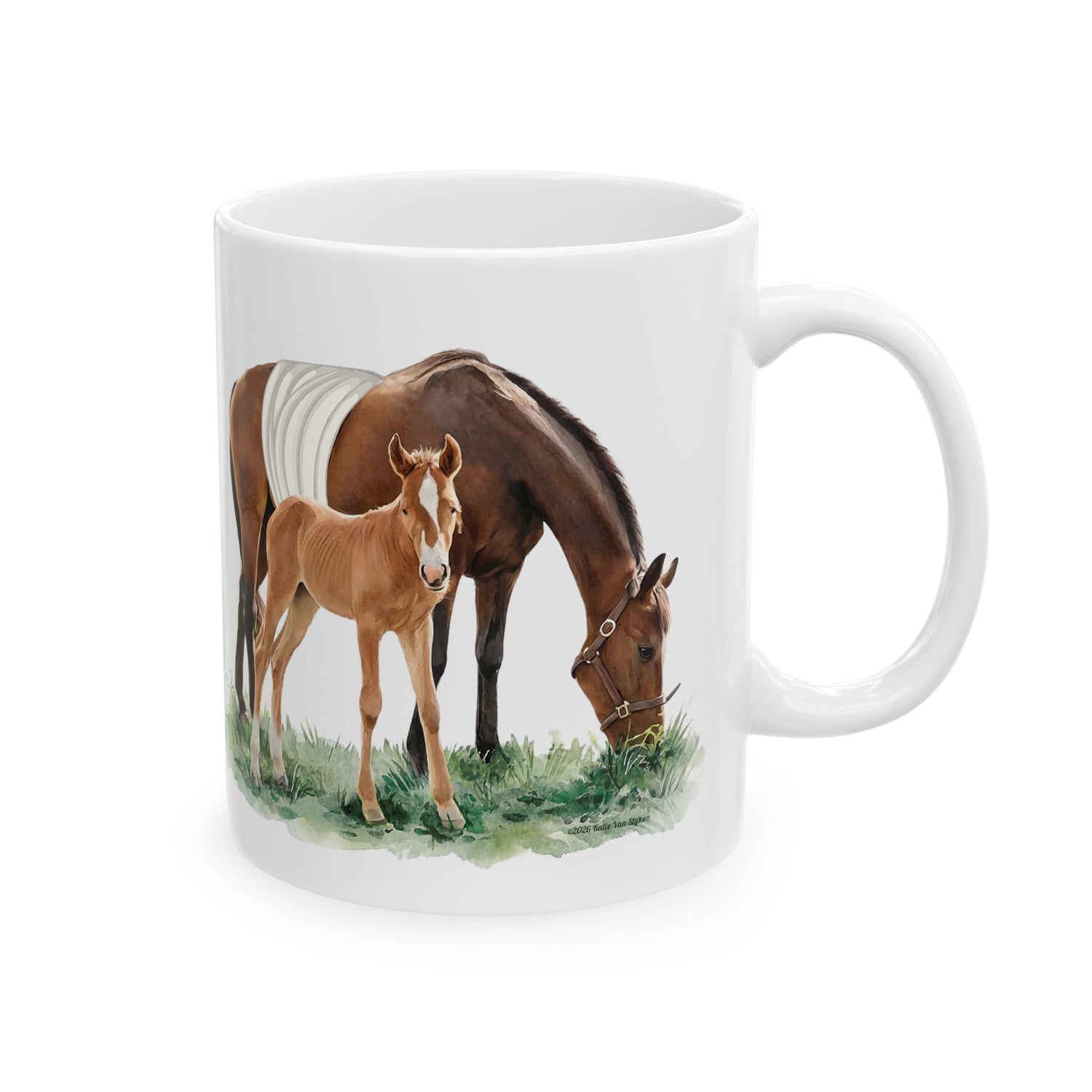 Margot Mugs by Katie Van Slyke - 11oz front