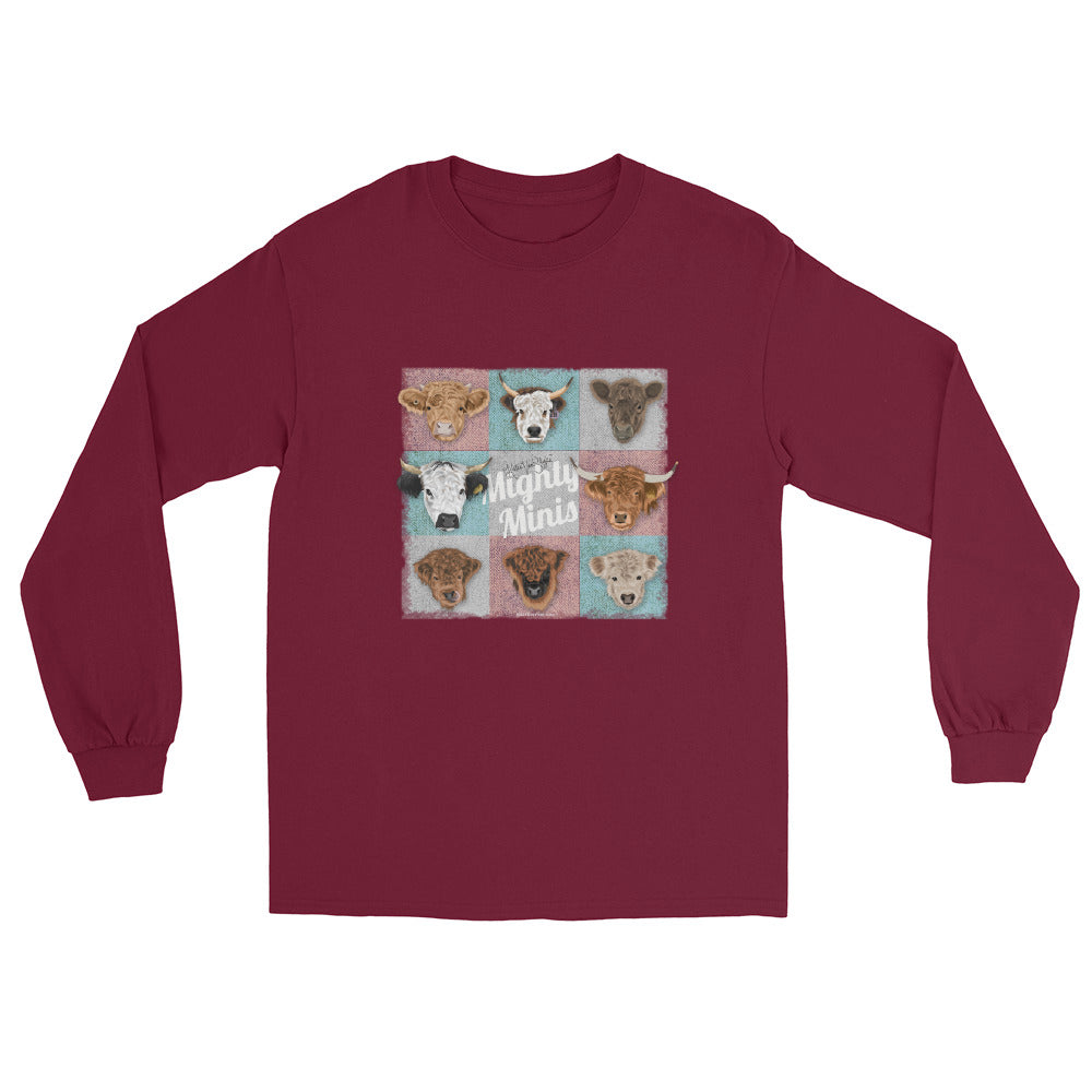 Mighty Minis Long Sleeve T-Shirt by Katie Van Slyke - Maroon