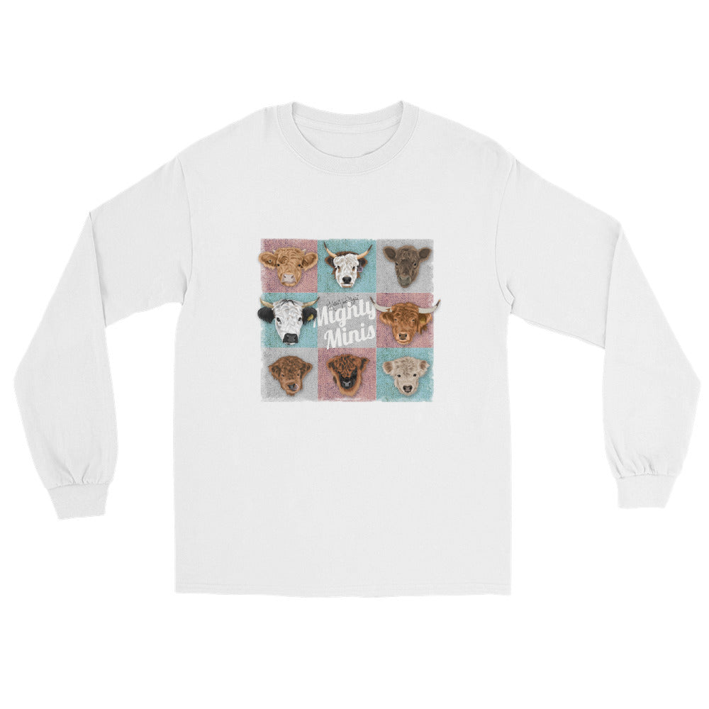 Mighty Minis Long Sleeve T-Shirt by Katie Van Slyke - White