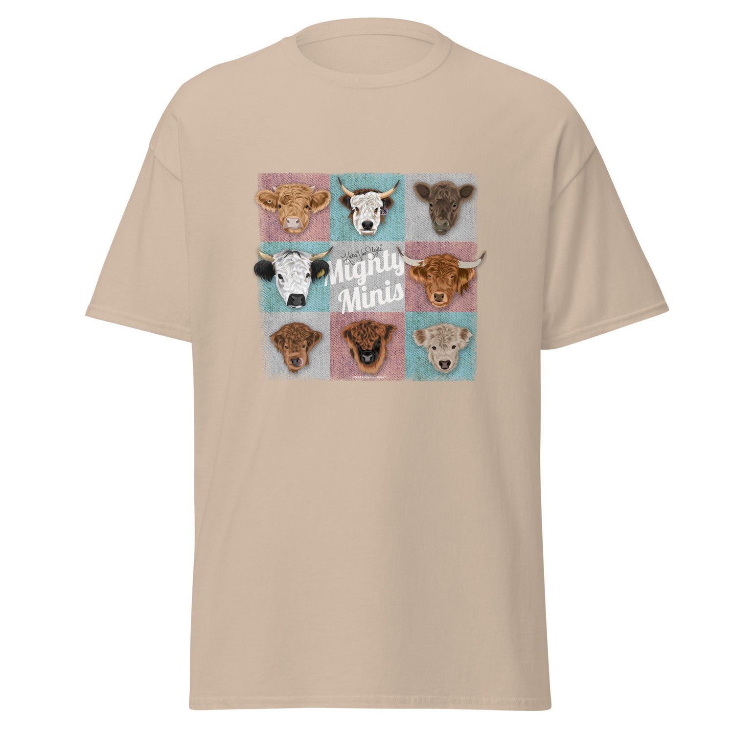 Mighty Minis T-Shirt by Katie Van Slyke - Sand