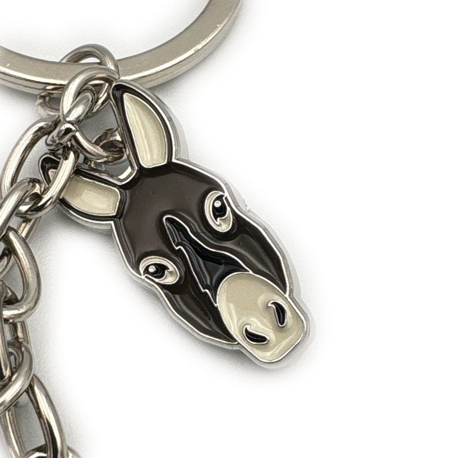 Mini Farm 5-Charm Keychain by Katie Van Slyke™ Blanche