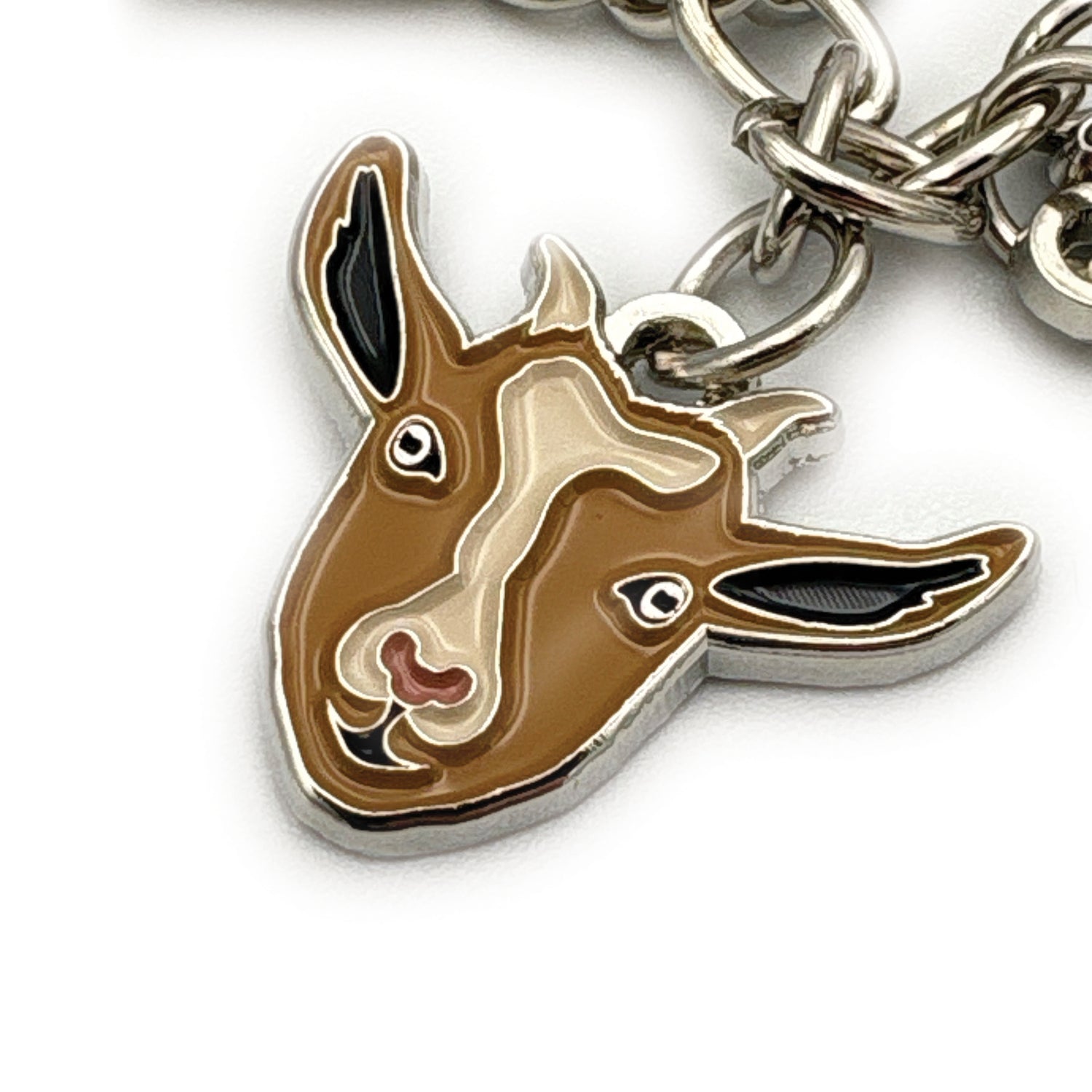 Mini Farm 5-Charm Keychain by Katie Van Slyke™ Buttercup