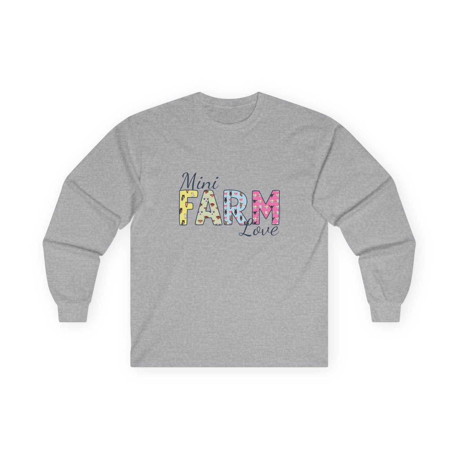 Mini Farm Love Long Sleeve T-Shirt by Katie Van Slyke™