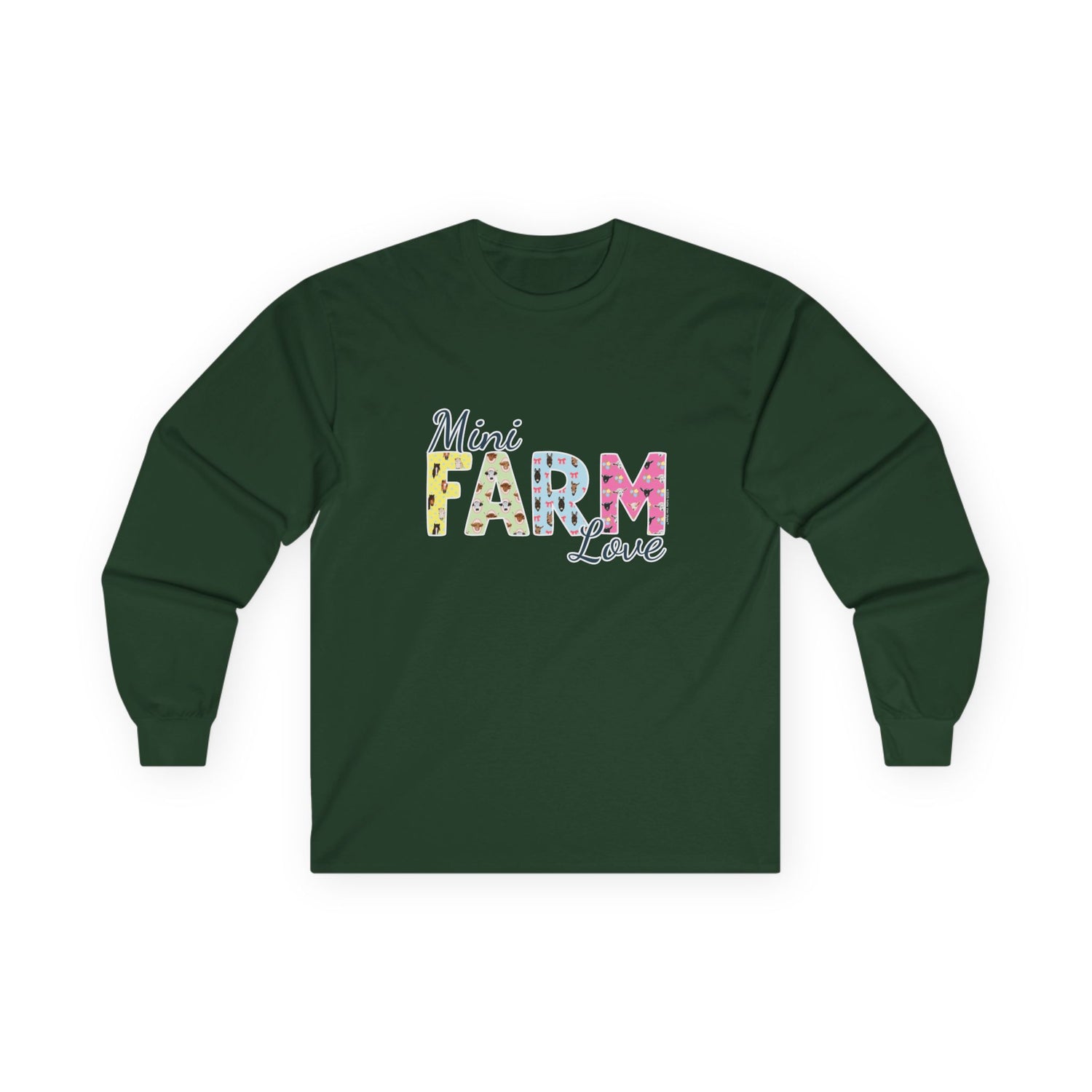 Mini Farm Love Long Sleeve T-Shirt by Katie Van Slyke™