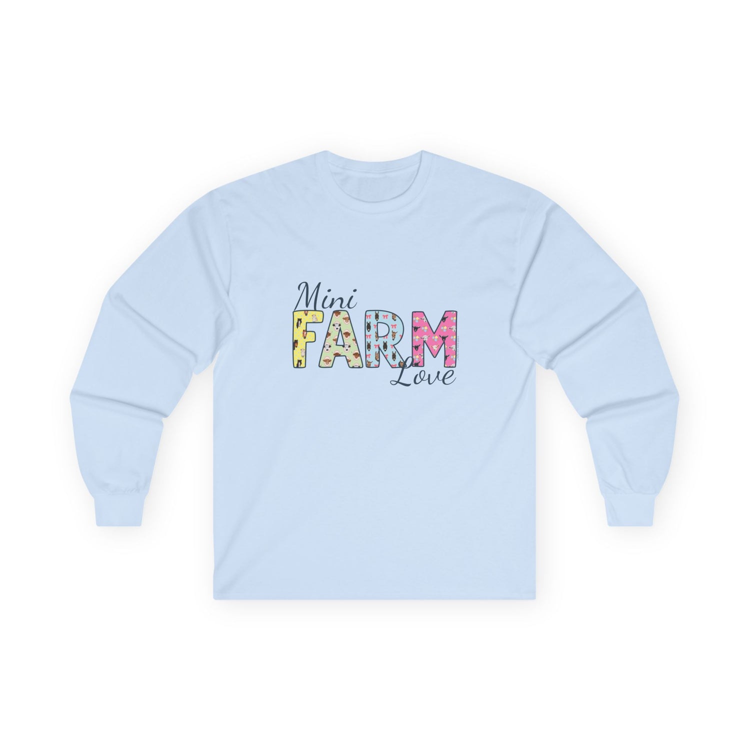 Mini Farm Love Long Sleeve T-Shirt by Katie Van Slyke™