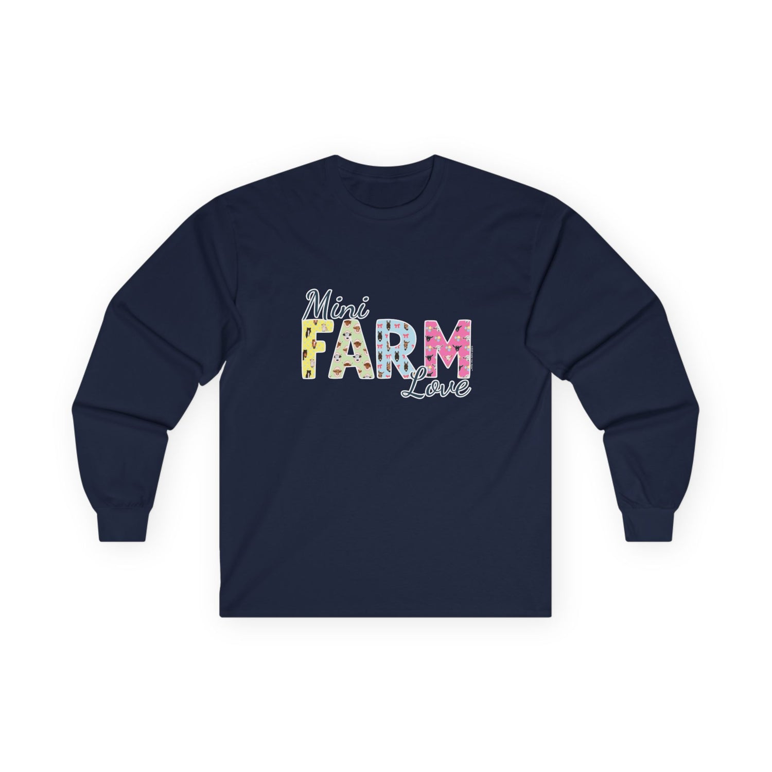 Mini Farm Love Long Sleeve T-Shirt by Katie Van Slyke™