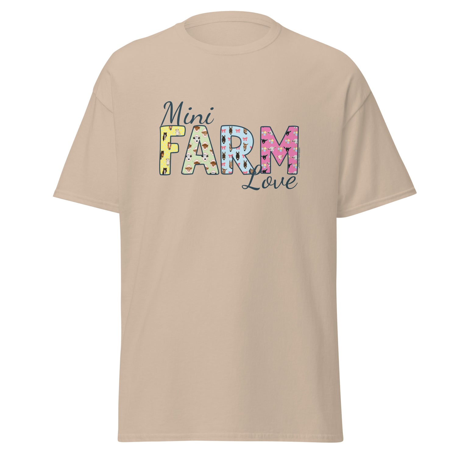 Mini Farm Love T-Shirt by Katie Van Slyke - Sand