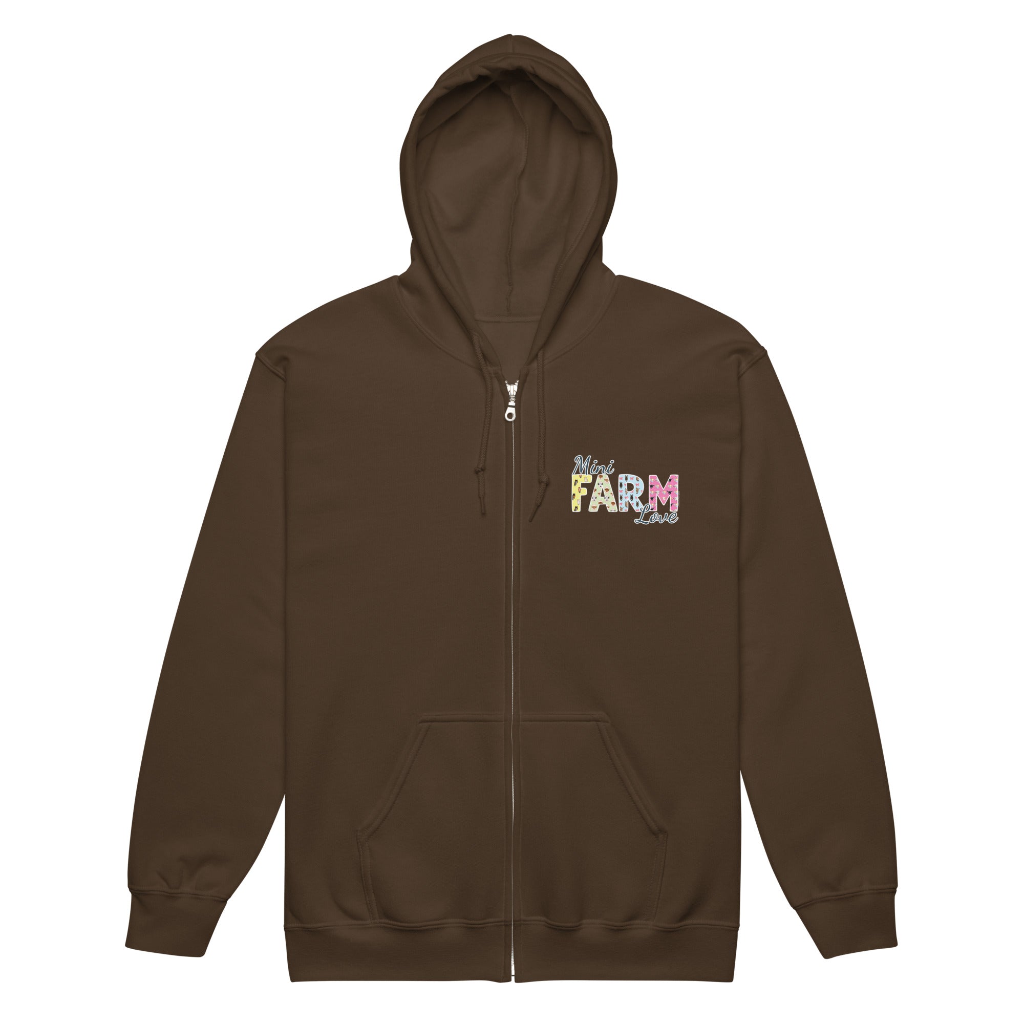 Mini Farm Love Zip-Up Hoodie by Katie Van Slyke®