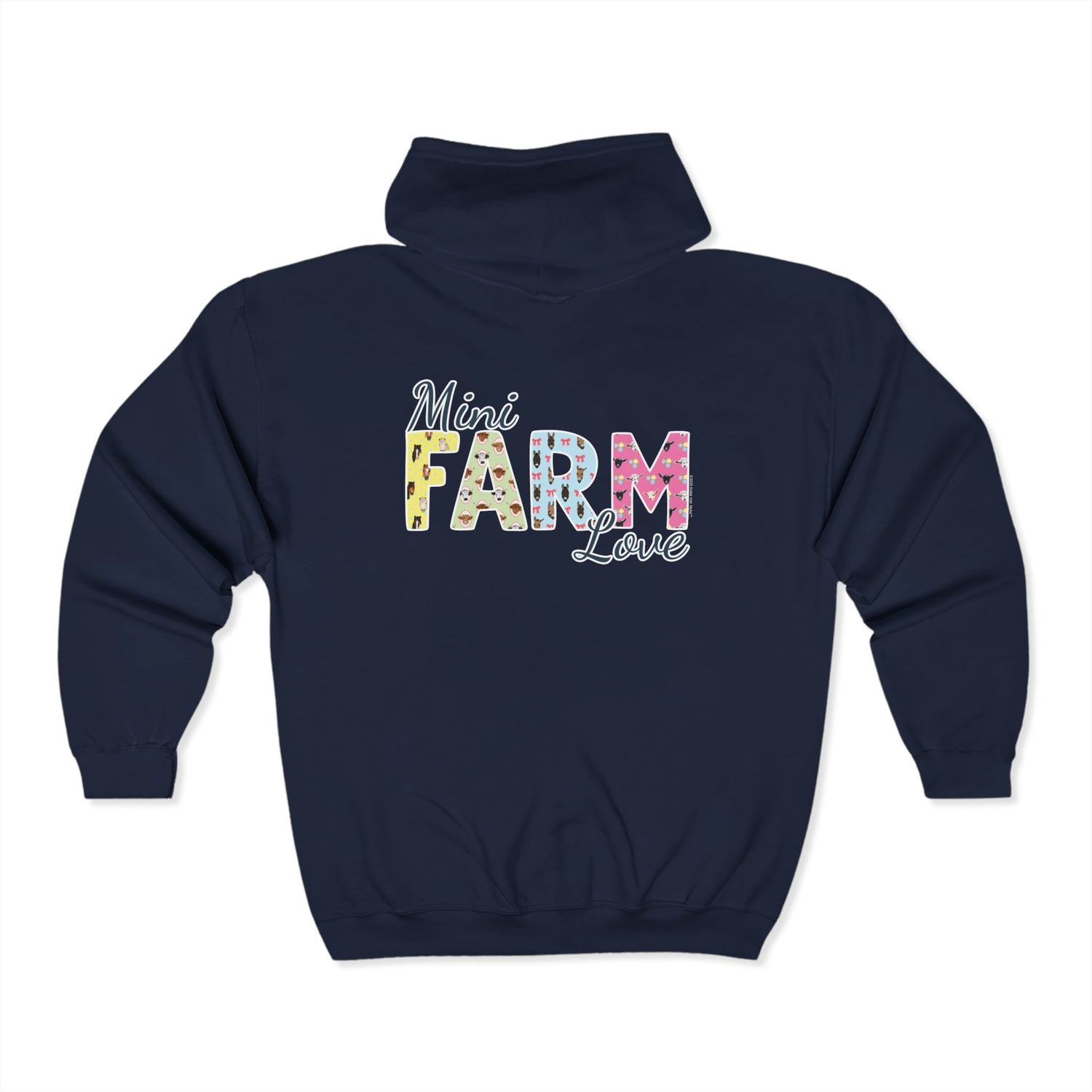 Mini Farm Love Zip-Up Hoodie by Katie Van Slyke™