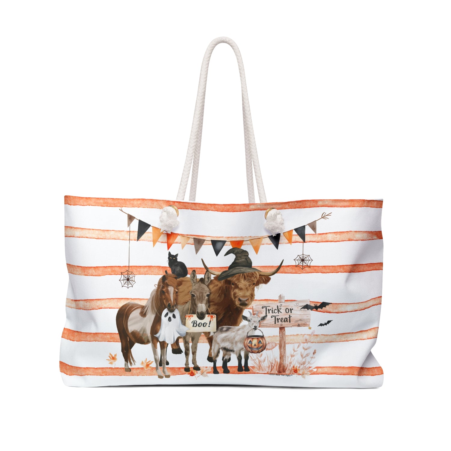 Mini Halloween Weekender Bag by Katie Van Slyke™ Front