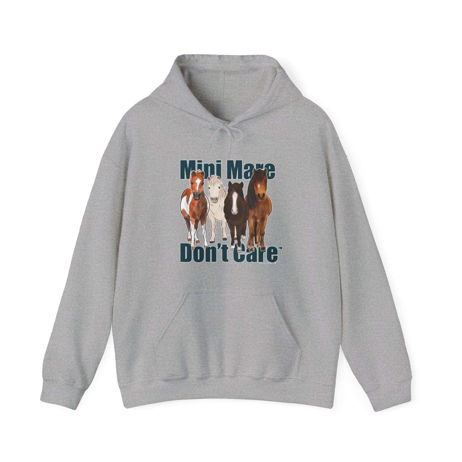 Mini Mare Don't Care Hoodie by Katie Van Slyke™