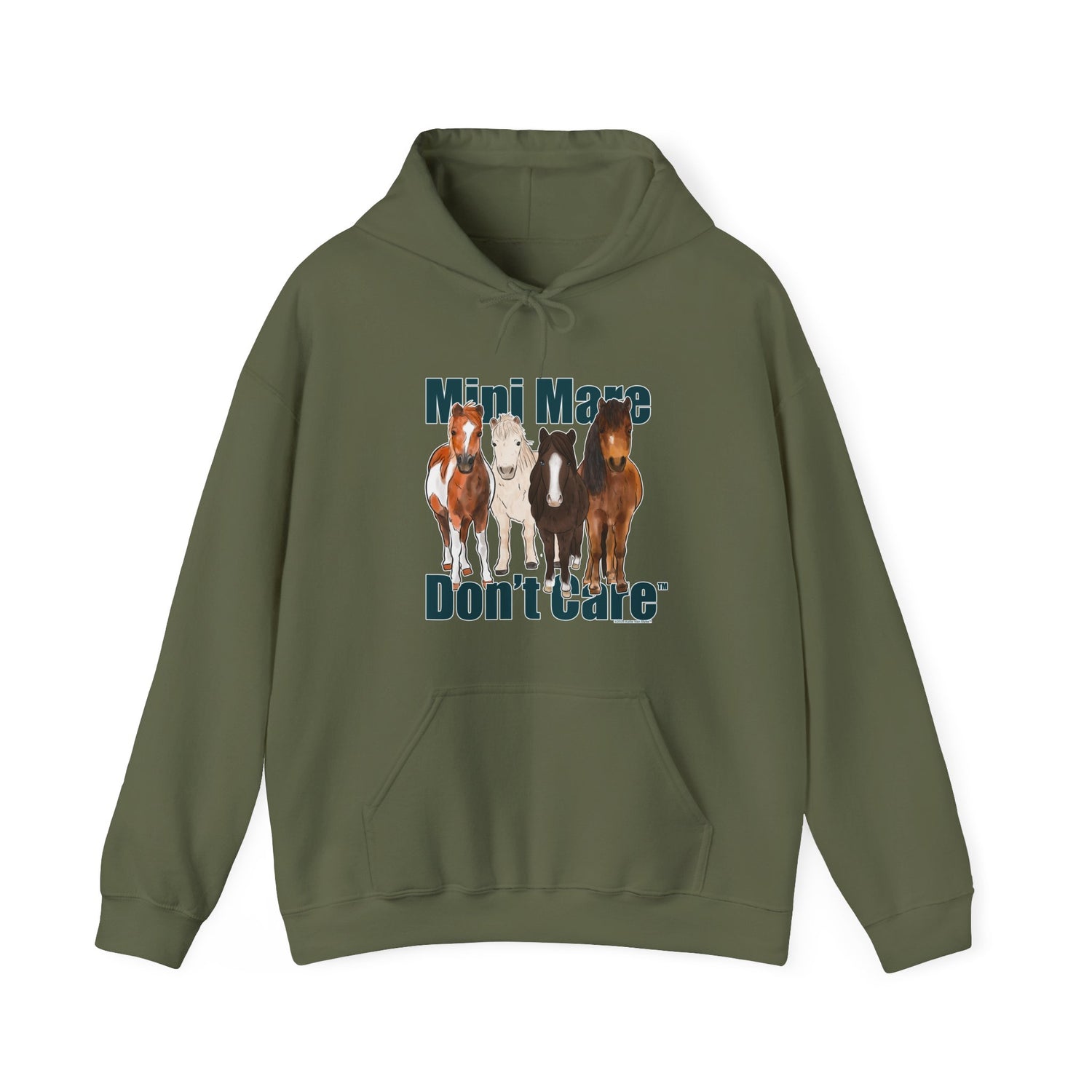 Mini Mare Don't Care Hoodie by Katie Van Slyke™