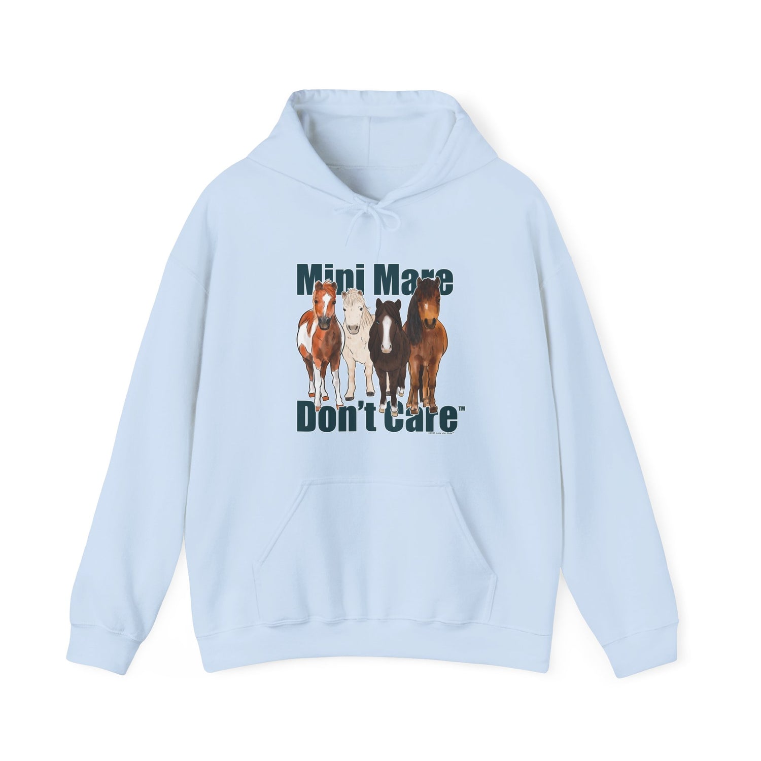 Mini Mare Don't Care Hoodie by Katie Van Slyke™