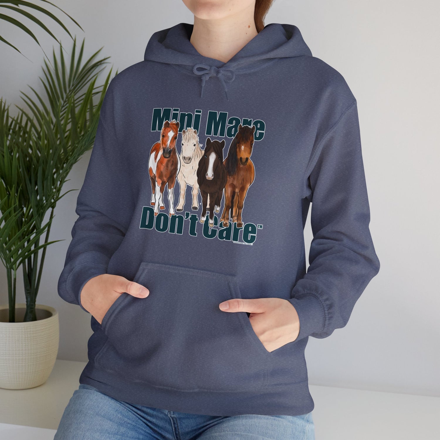 Mini Mare Don't Care Hoodie by Katie Van Slyke™