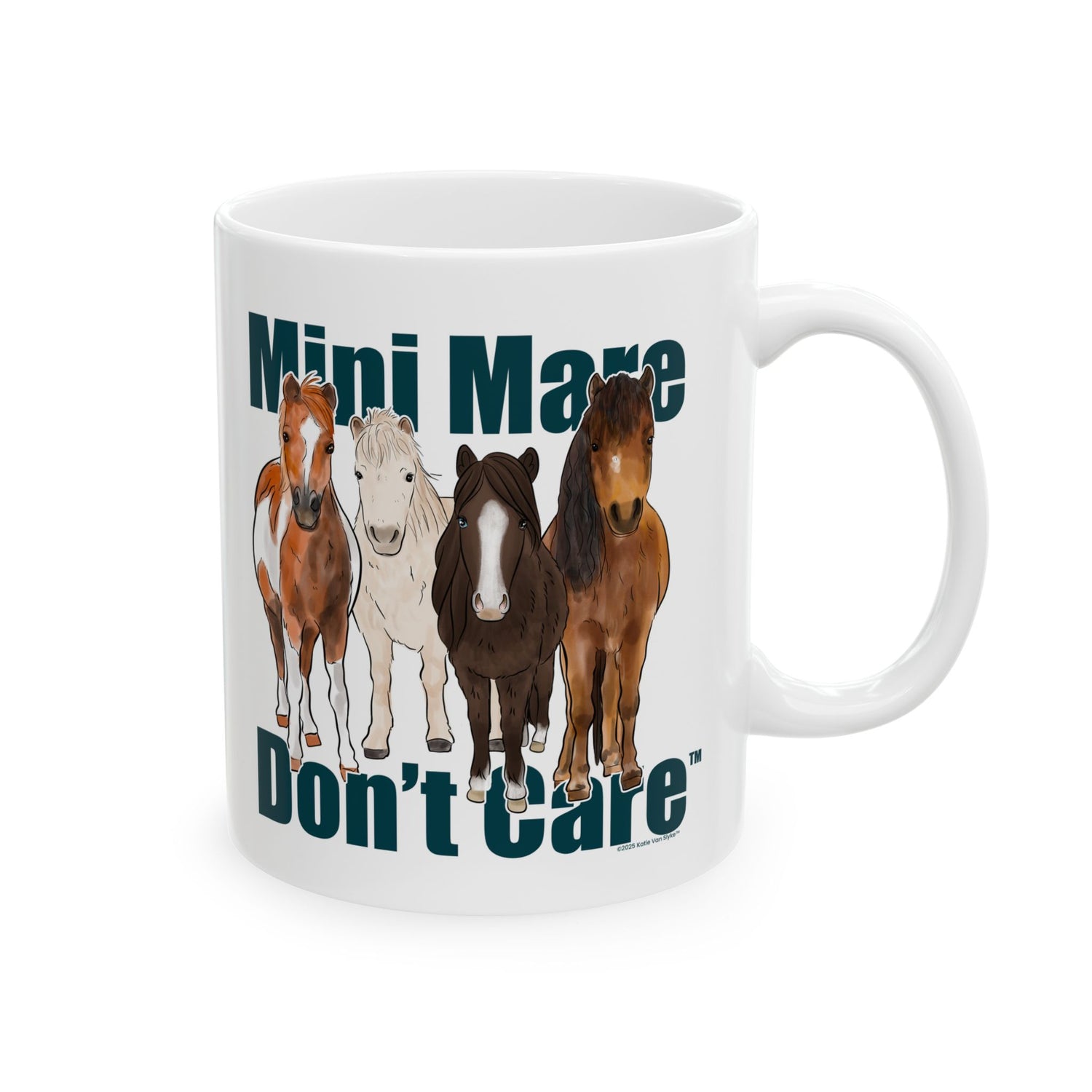 Mini Mare Don't Care Mugs by Katie Van Slyke™
