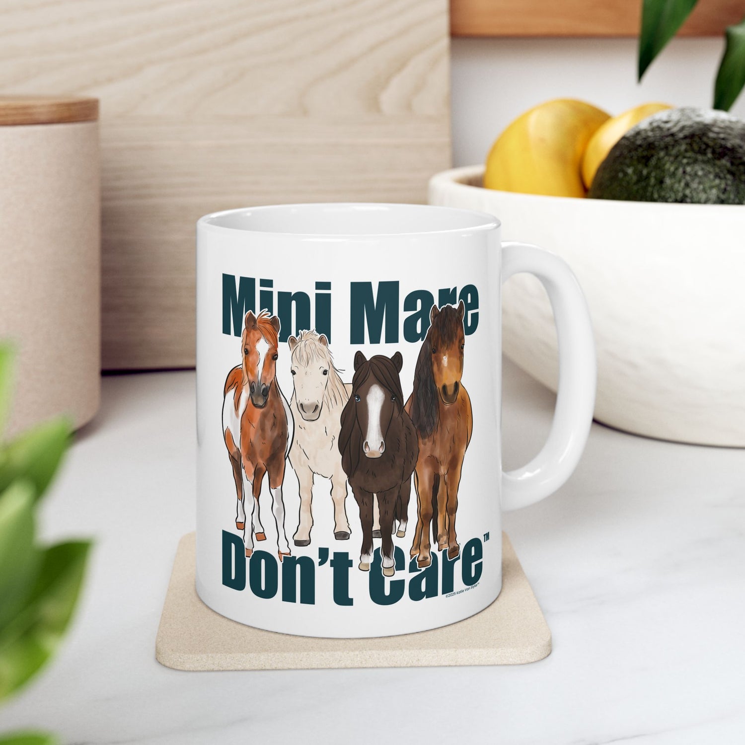 Mini Mare Don't Care Mugs by Katie Van Slyke™