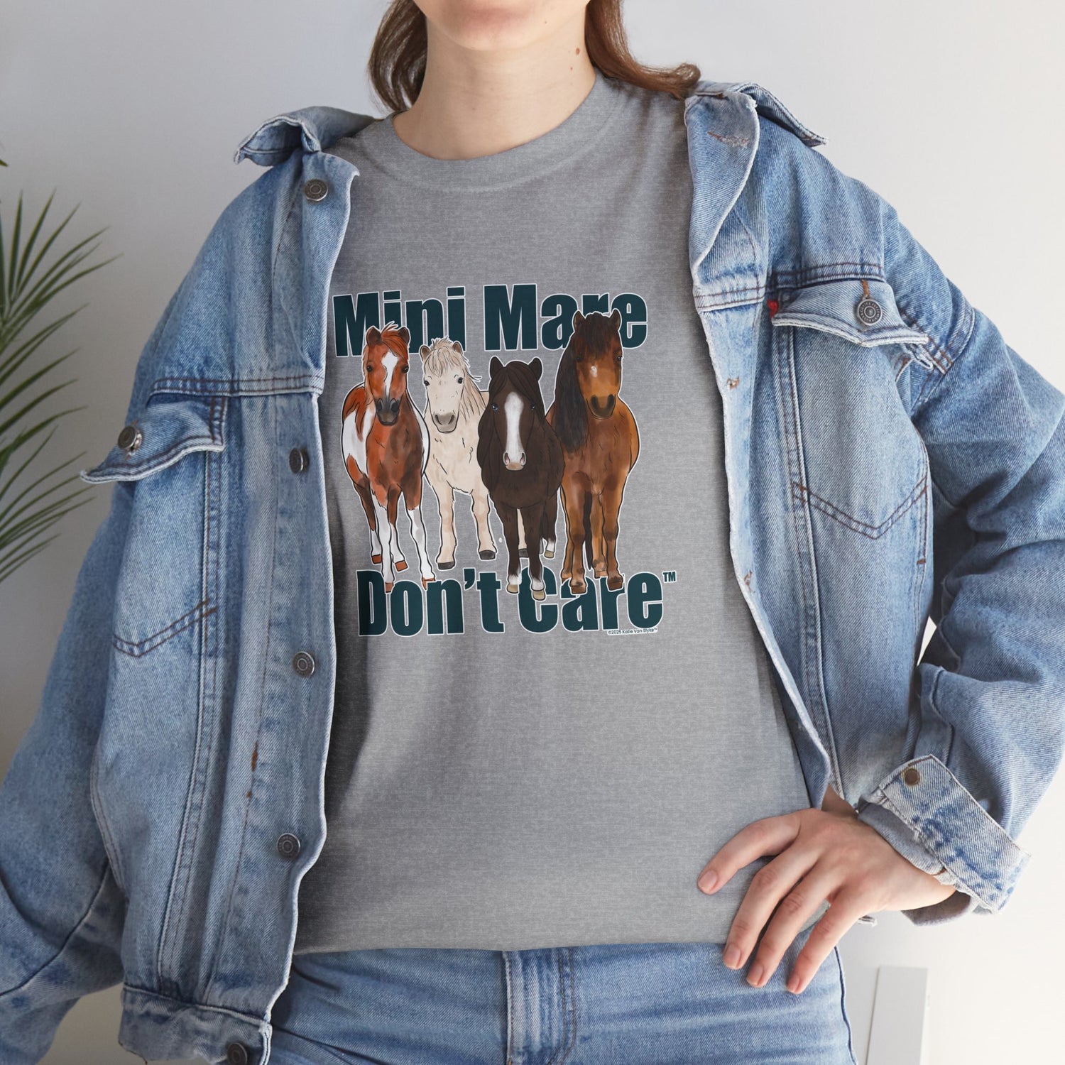 Mini Mare Don't Care T-Shirt by Katie Van Slyke™