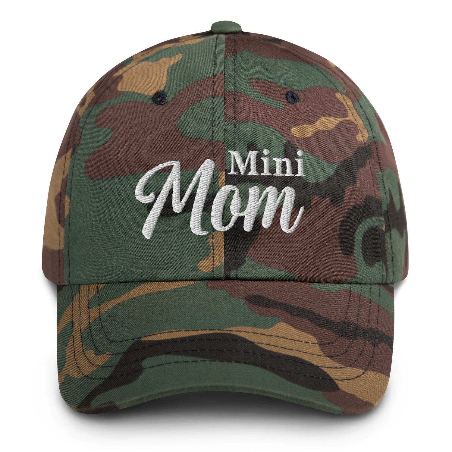 Mini Mom Hat by Katie Van Slyke - green camo