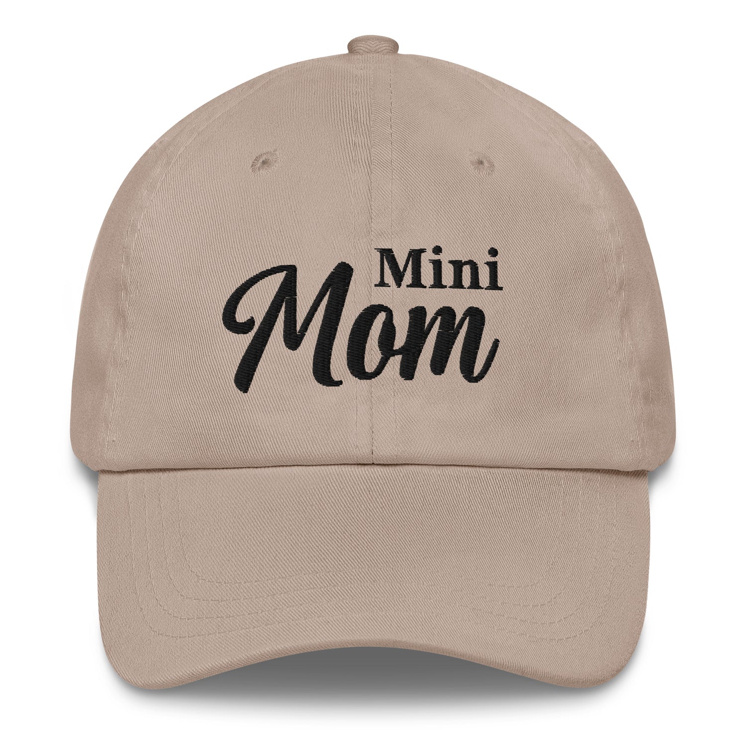 Mini Mom Hat by Katie Van Slyke - stone