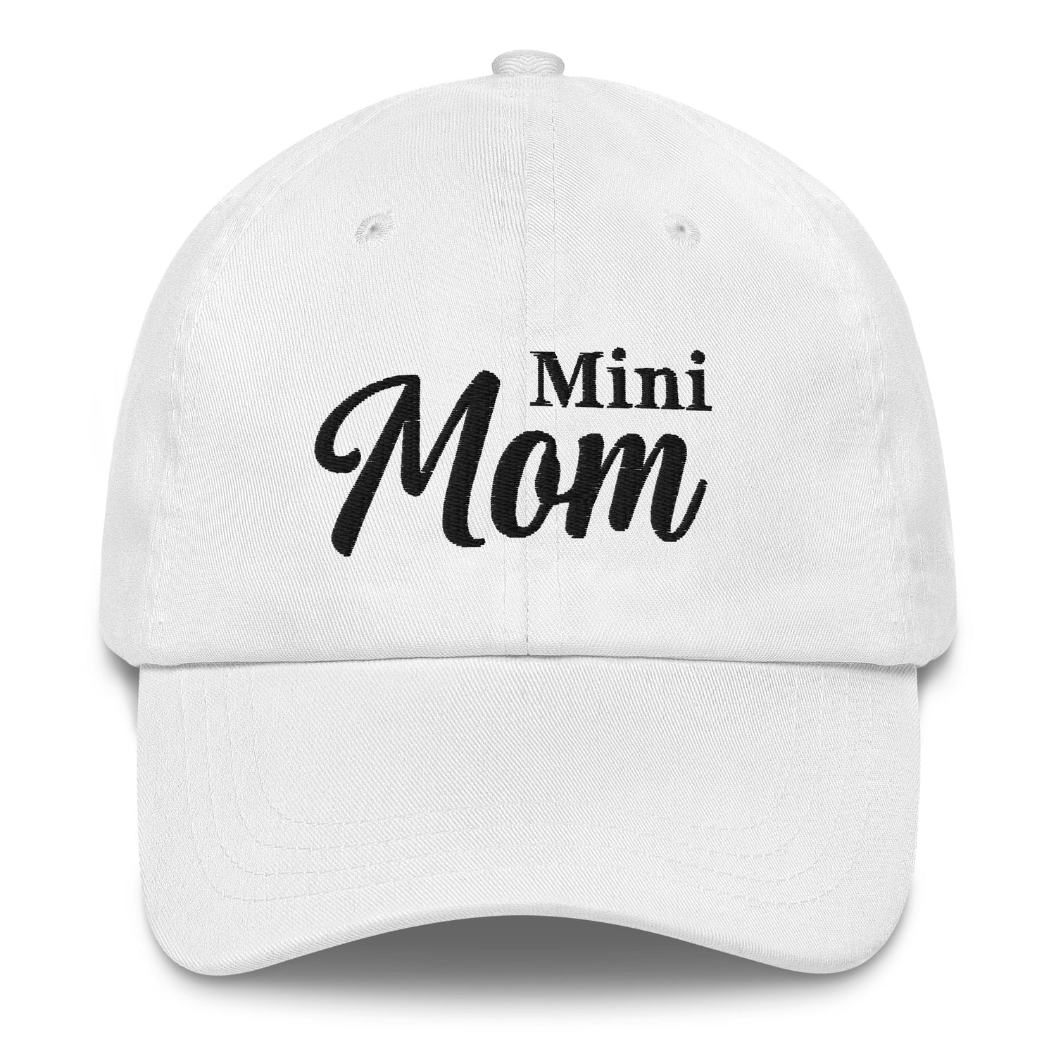 Mini Mom Hat by Katie Van Slyke - white