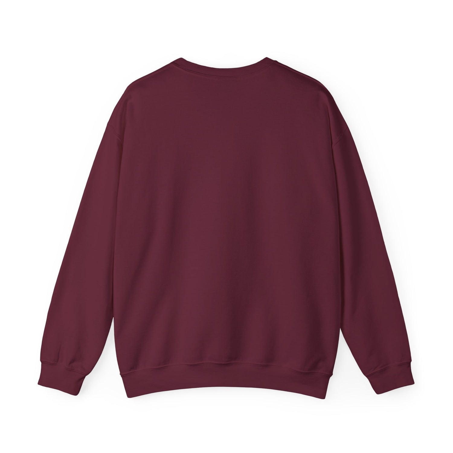 Moose On The Loose Sweatshirt by Katie Van Slyke® Maroon back