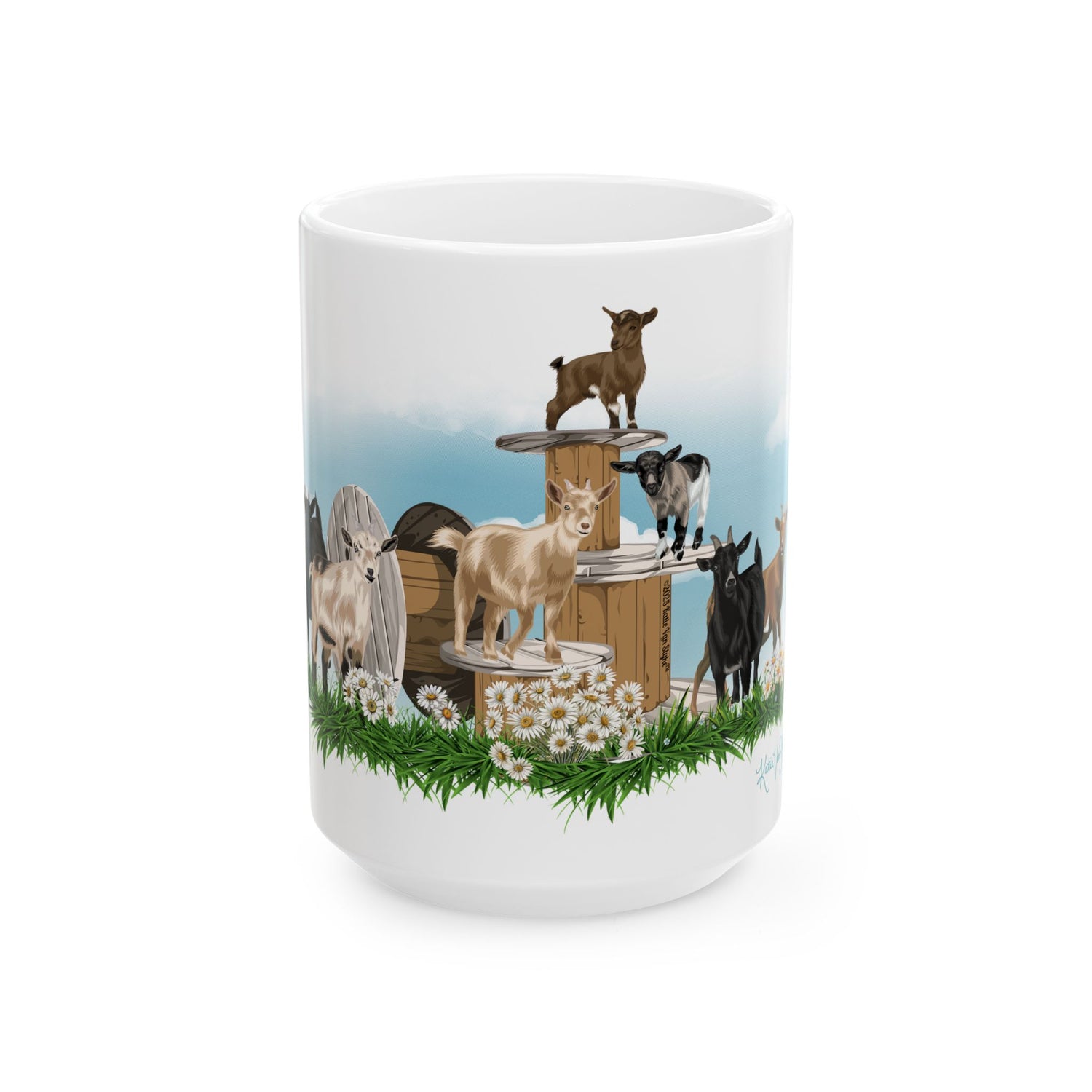 New Goat Crew Mugs by Katie Van Slyke™ 15oz