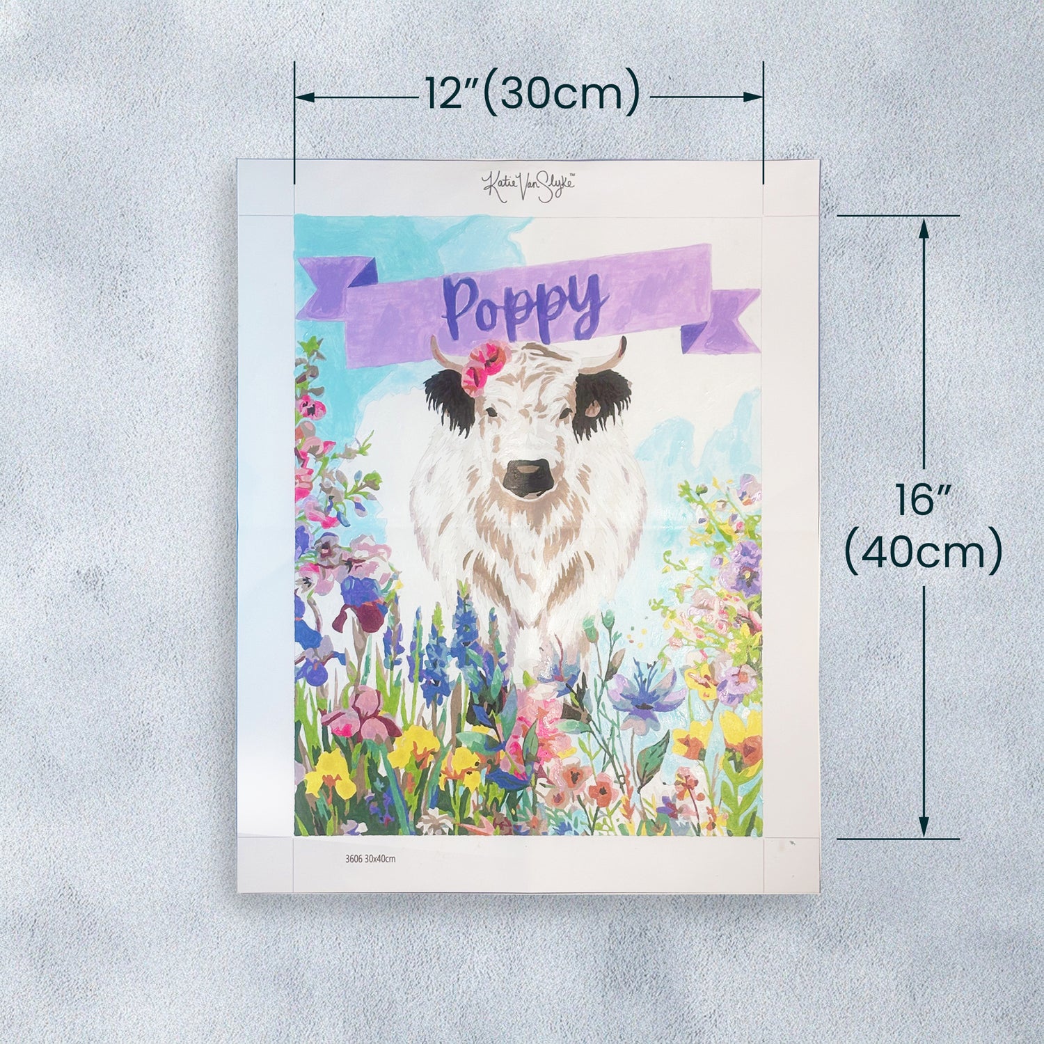 Poppy Paint By Number Kit by Katie Van Slyke™