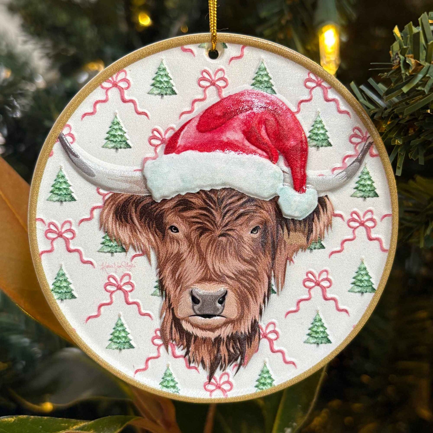 Petunia Ornament by Katie Van Slyke® tree