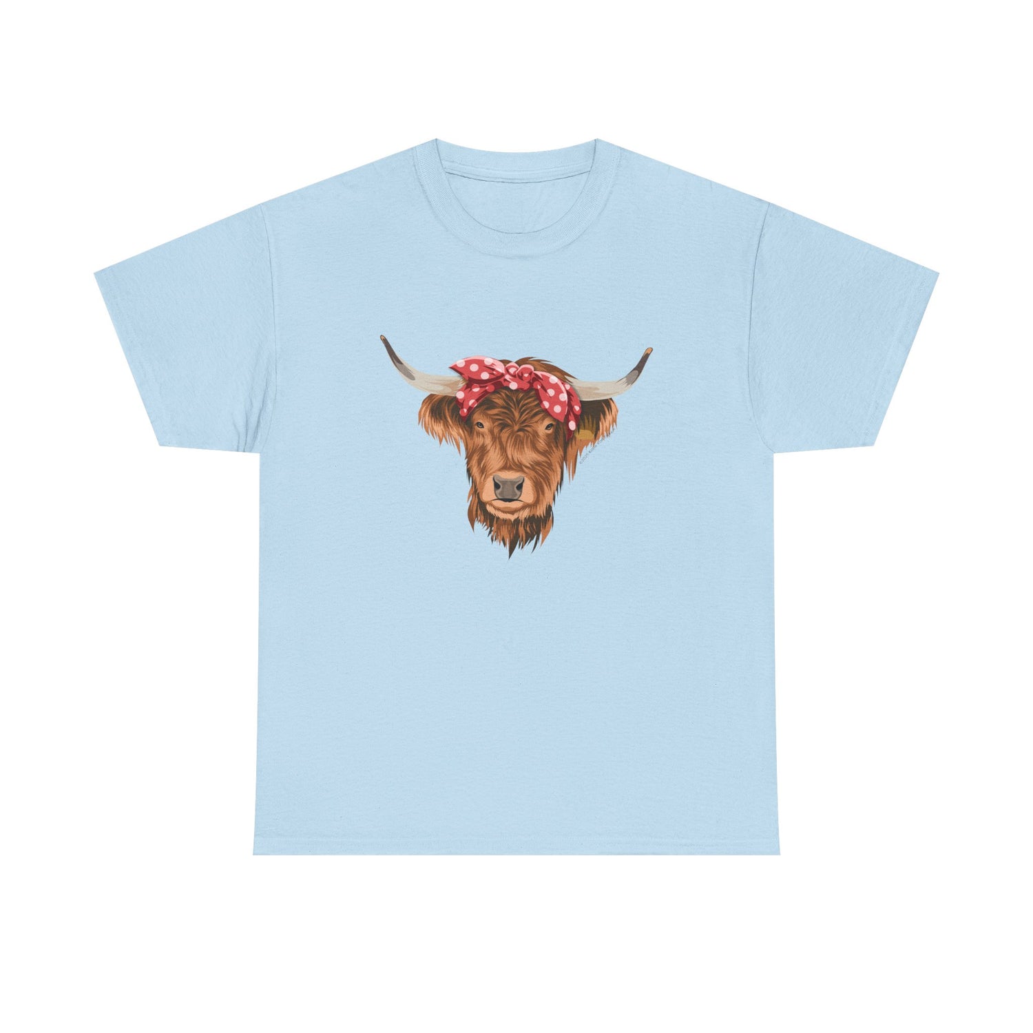 Petunia T-Shirt by Katie Van Slyke™ Light Blue