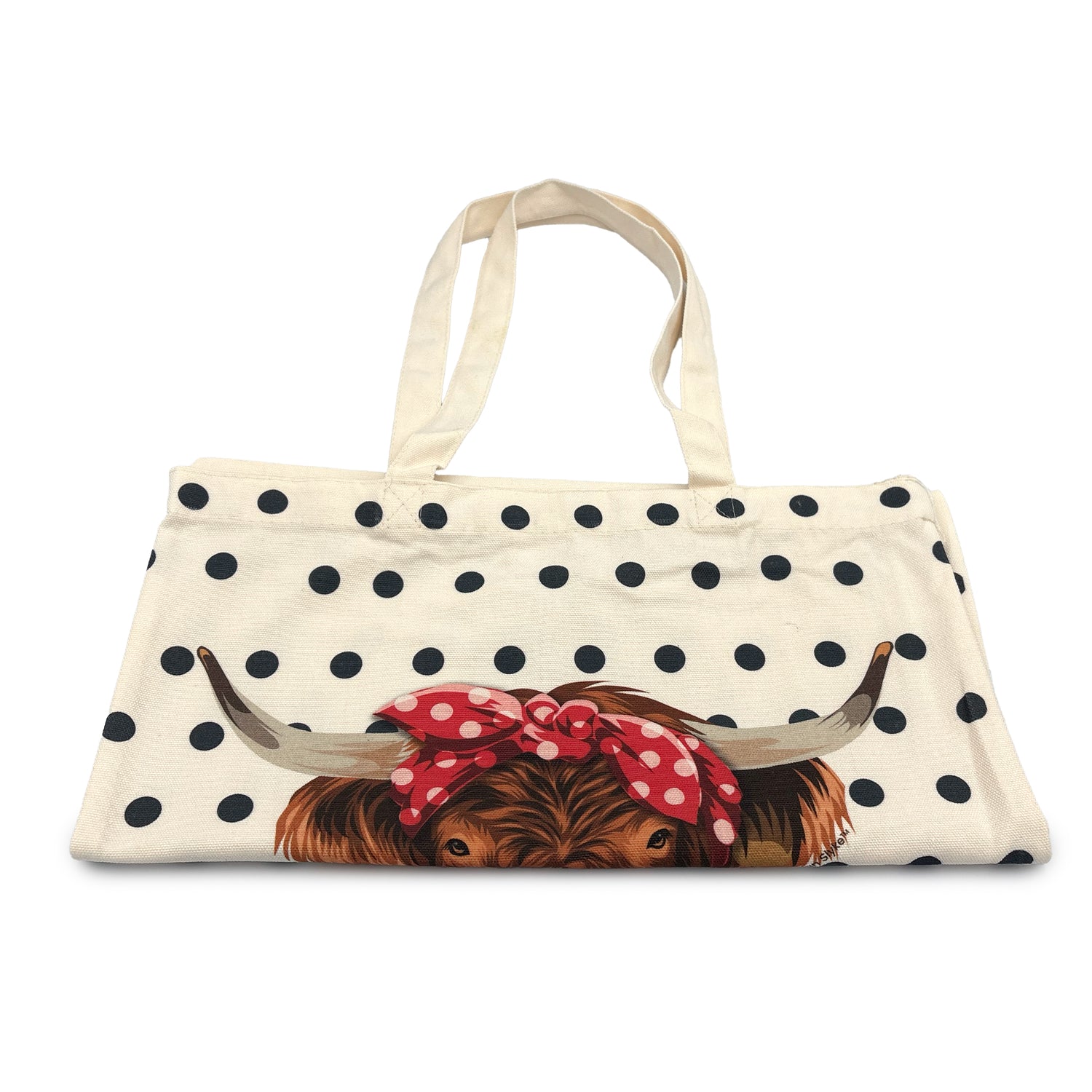 Petunia Tote Bag by Katie Van Slyke™ Folded