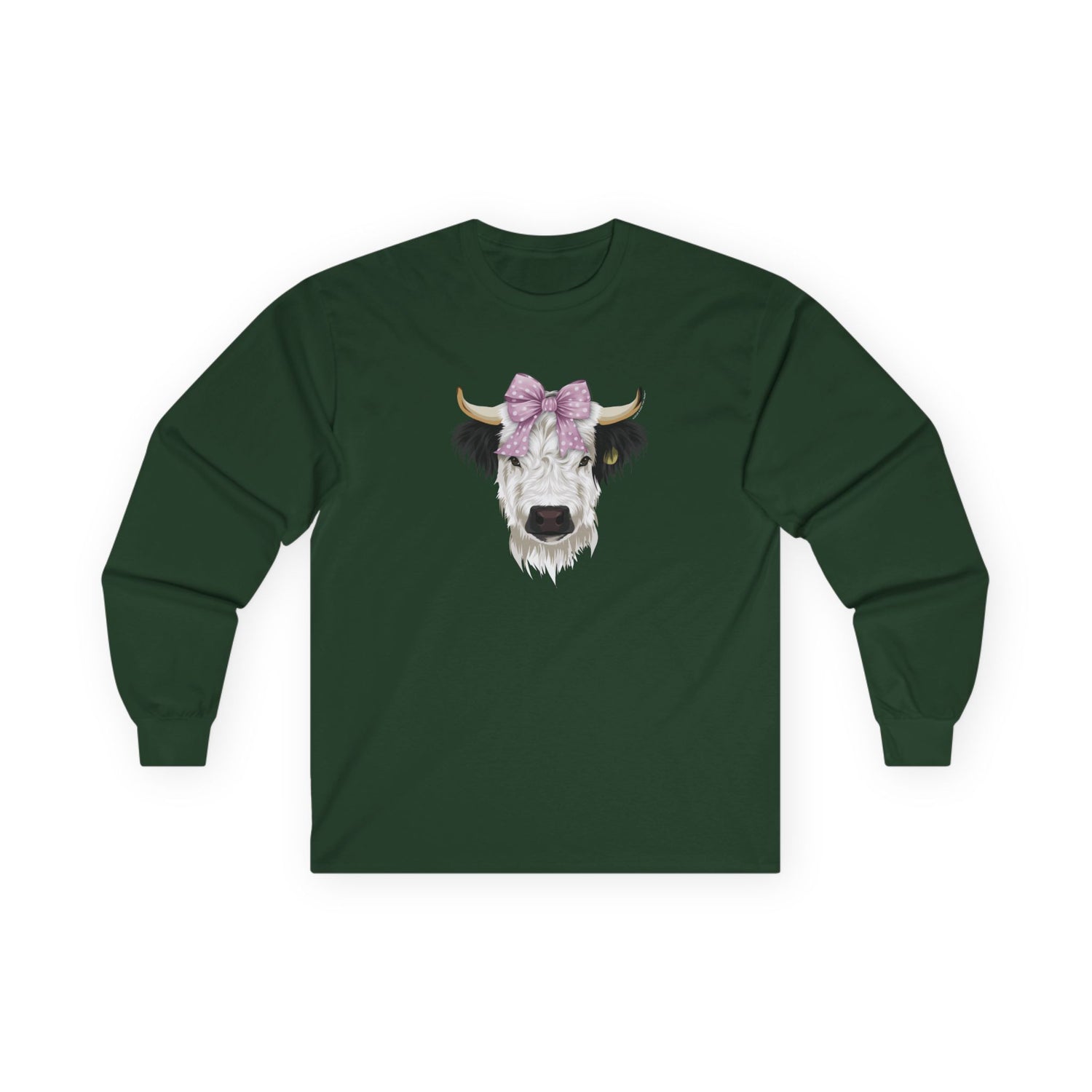 Poppy Long Sleeve T-Shirt by Katie Van Slyke™ Forest Green