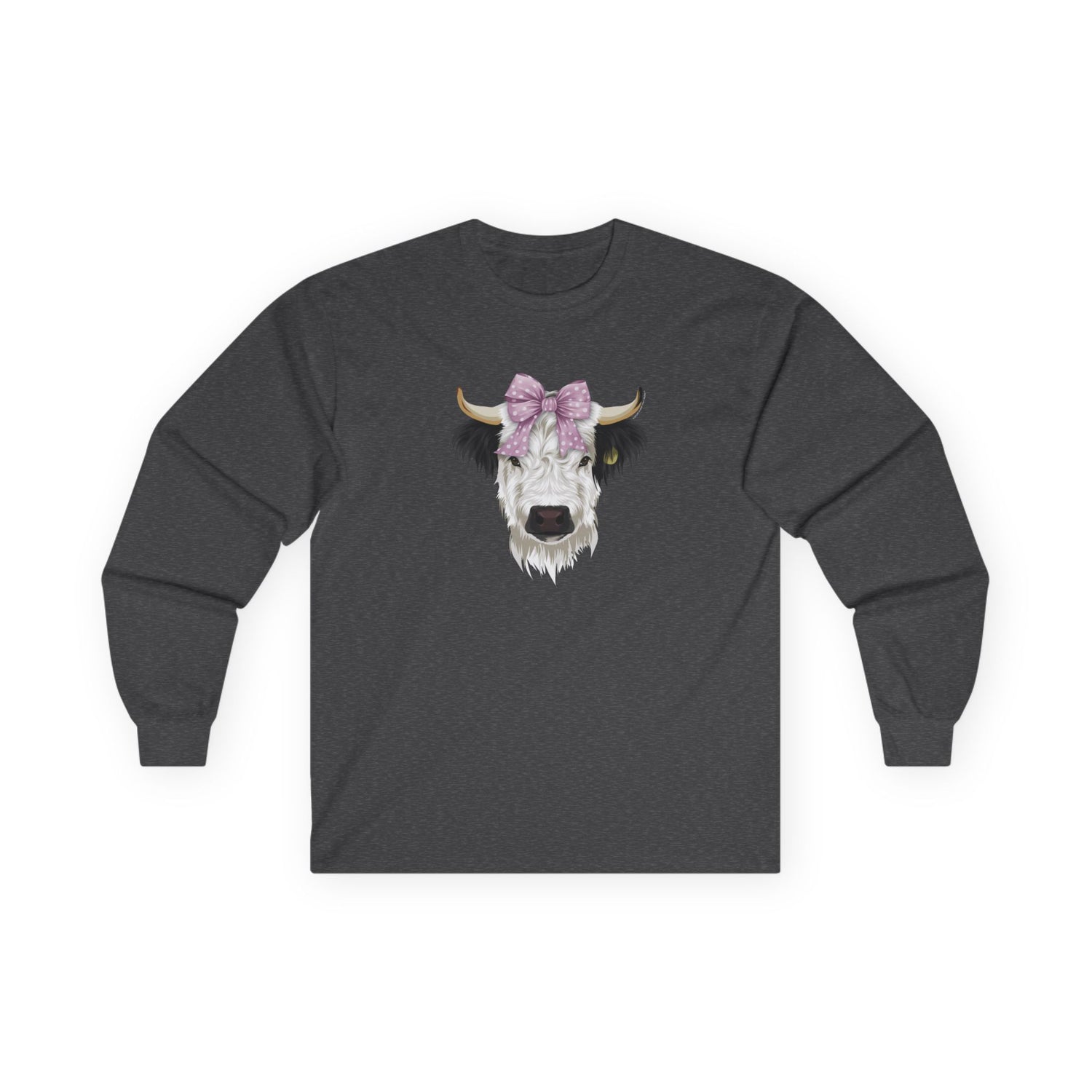 Poppy Long Sleeve T-Shirt by Katie Van Slyke™ Dark Heather