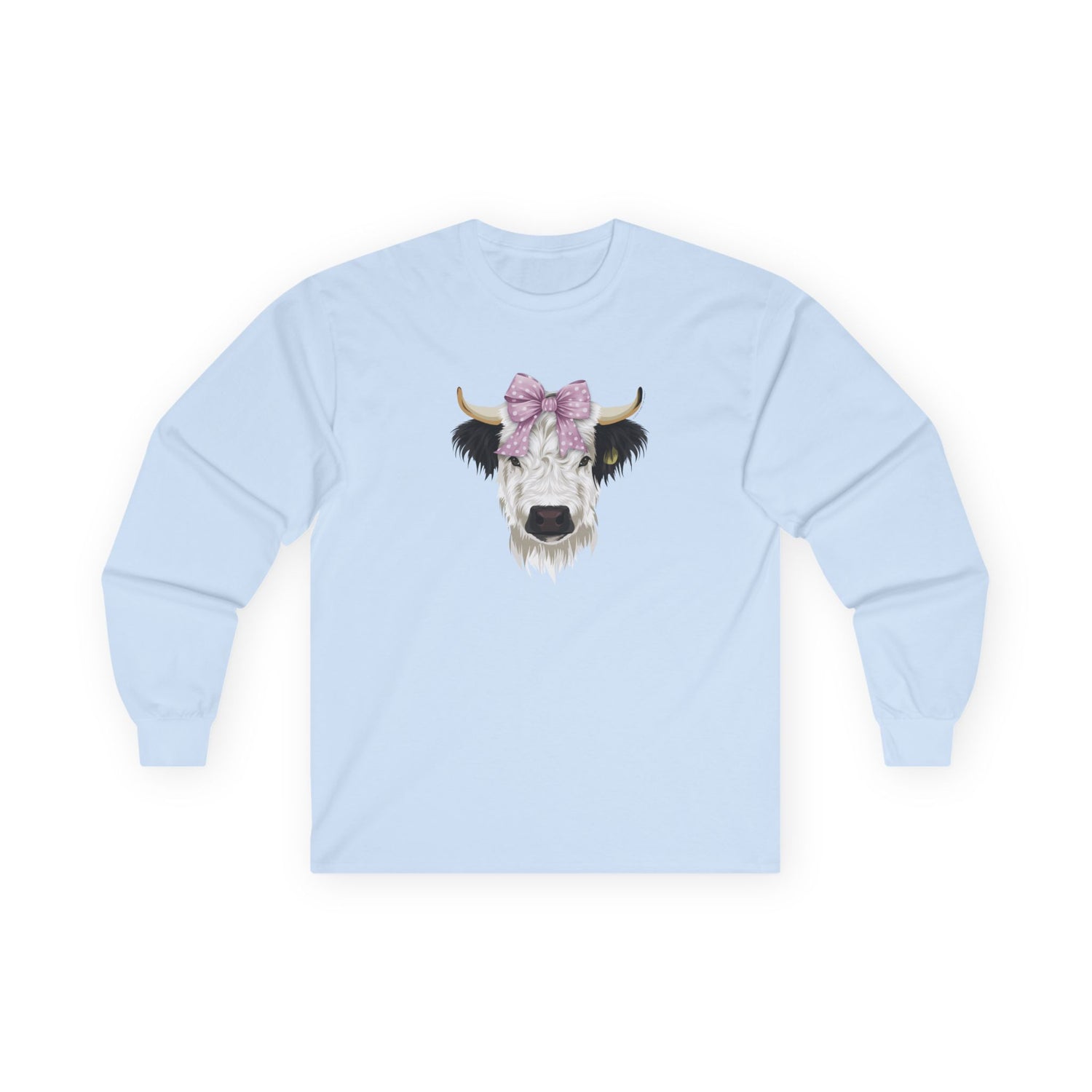 Poppy Long Sleeve T-Shirt by Katie Van Slyke™ Light Blue