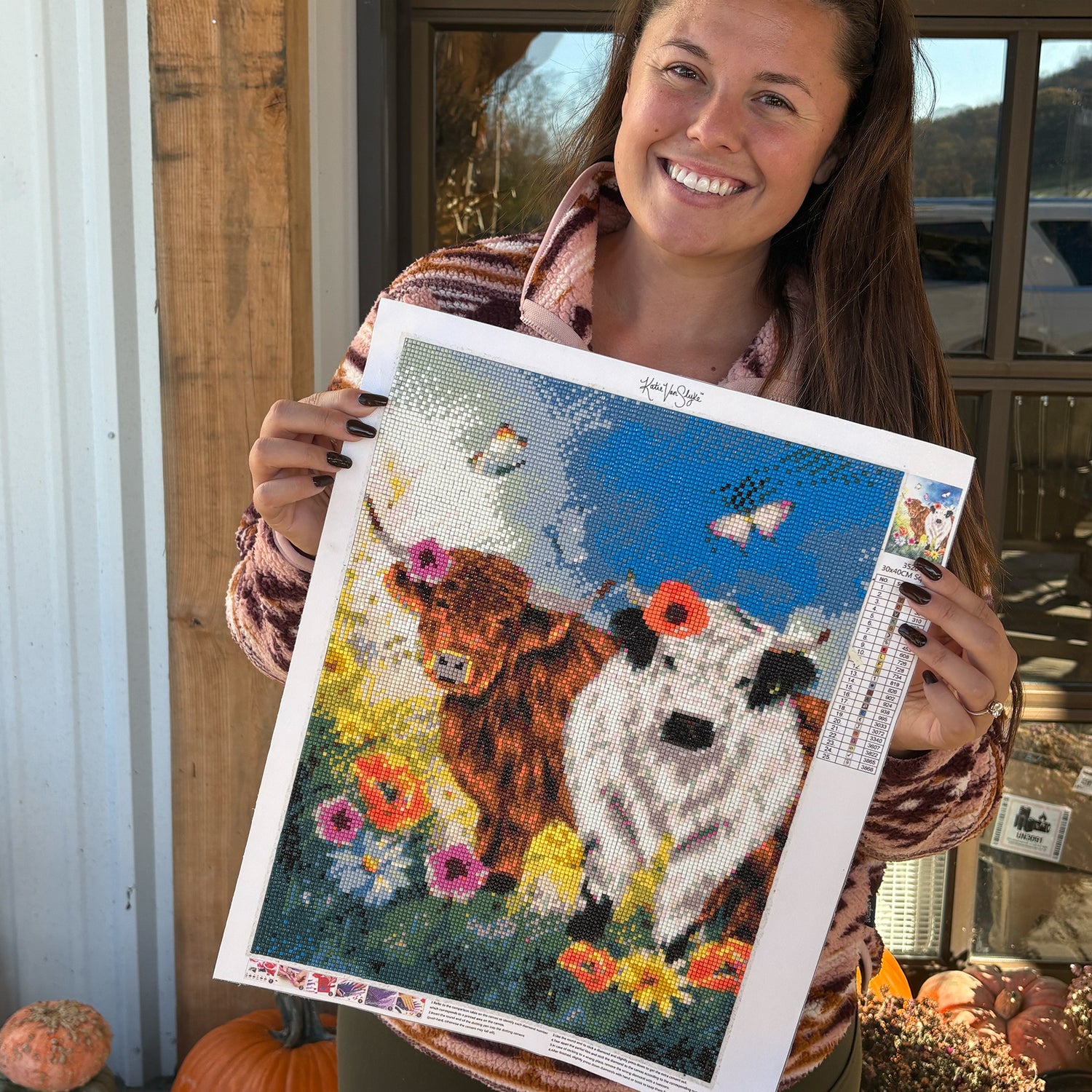 Katie with Poppy & Petunia Diamond Art Kit by Katie Van Slyke®