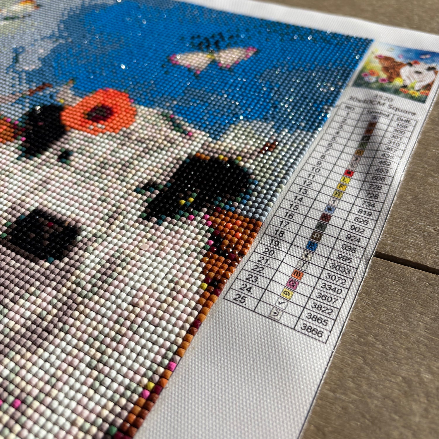 Poppy & Petunia Diamond Art Kit by Katie Van Slyke®2