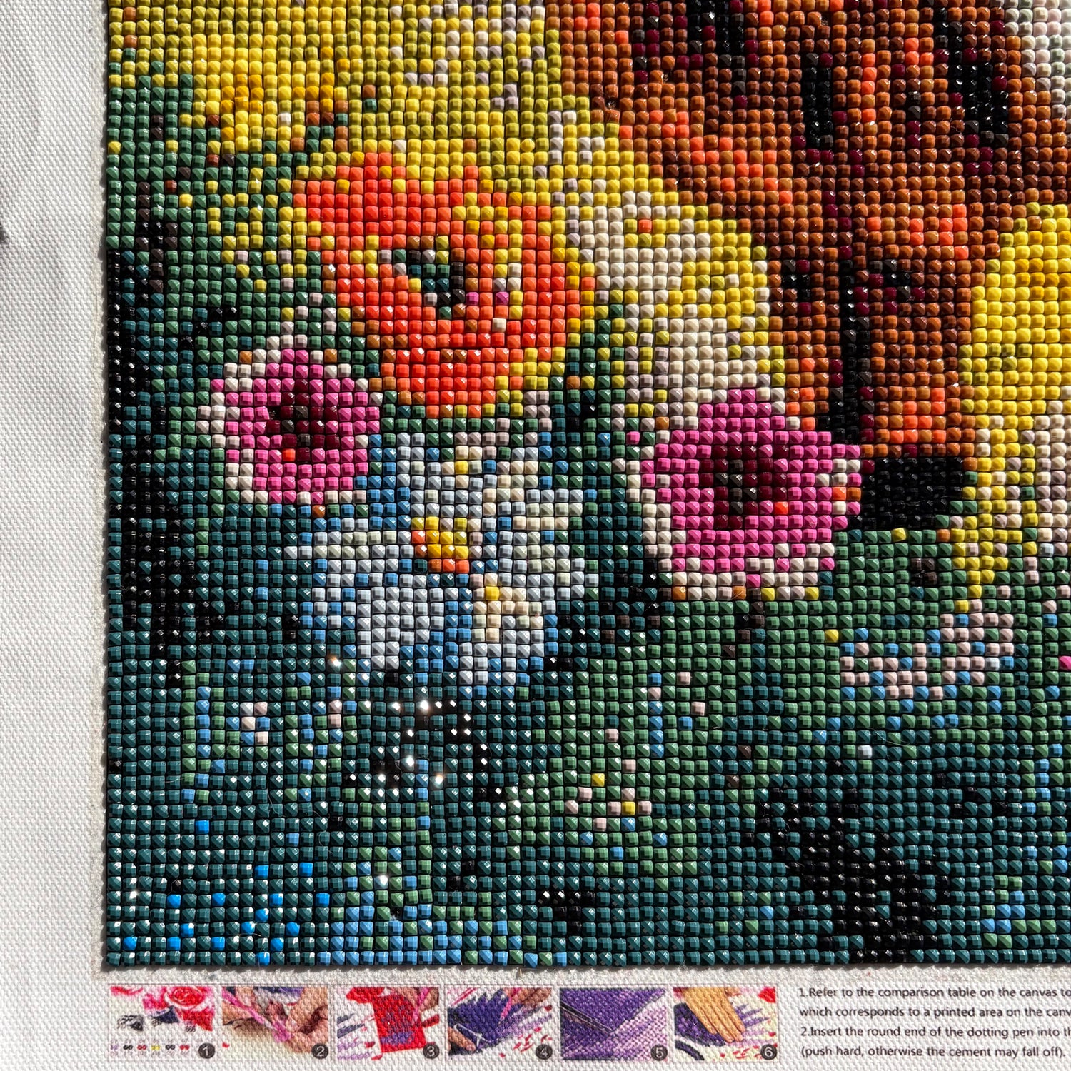 Poppy & Petunia Diamond Art Kit by Katie Van Slyke®3